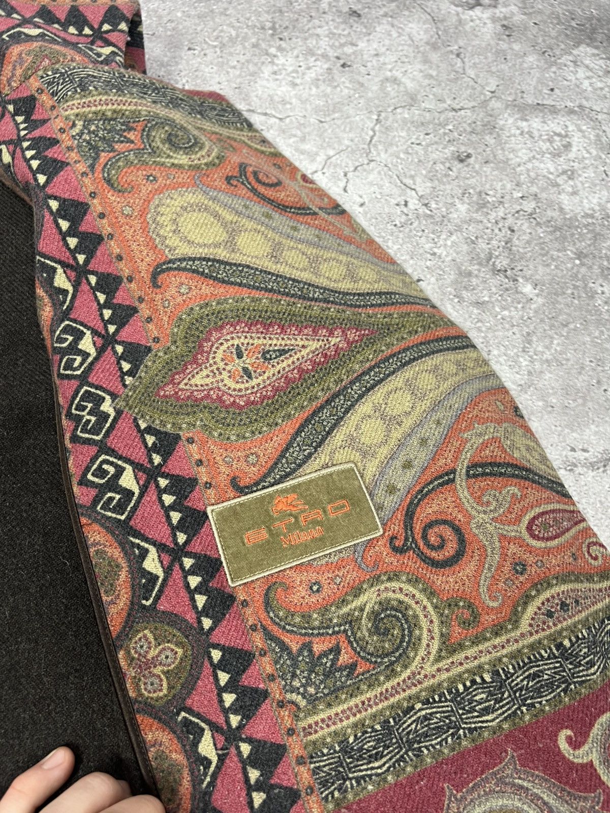 Etro Etro Paisley Print Wool Coat Multicolor Women’s Size S / US 4 / IT 40 - 8 Thumbnail