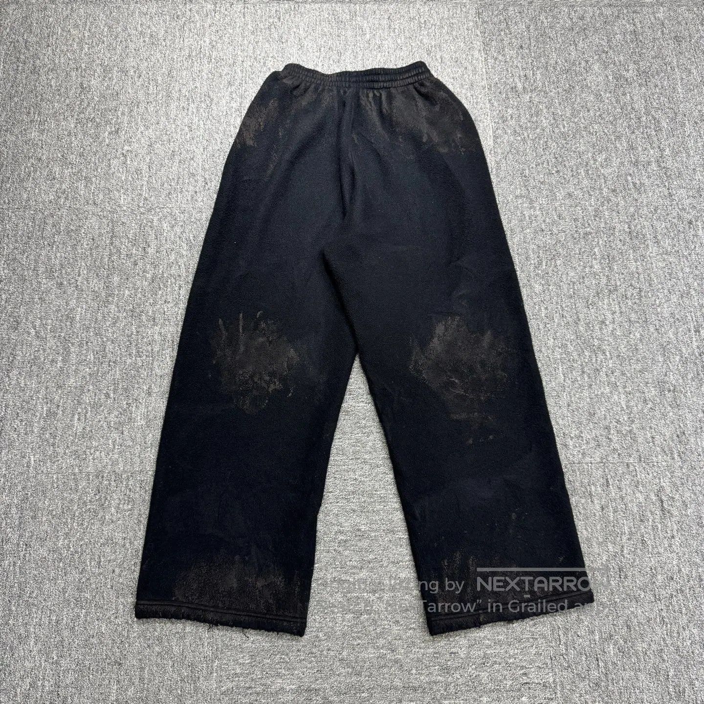 Other Balenciaga Dyed, aged-looking fleece casual pants| Size US 26 / EU 42 - 2 Thumbnail