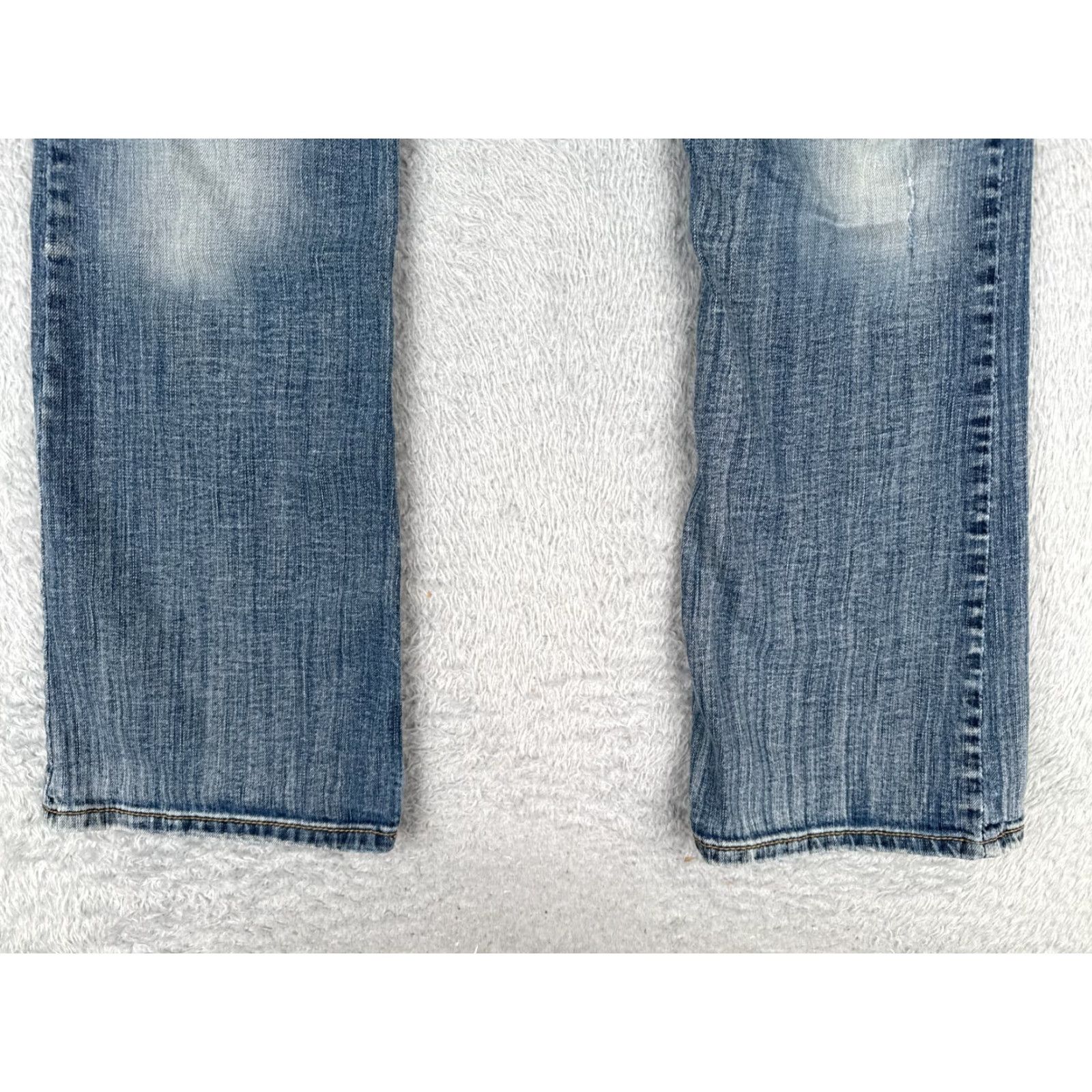 Vintage Cruel Girl Jeans Womens 11 L Blue Denim Bootcut Embroidered 33x32 Size 32" / US 10 / IT 46 - 2 Thumbnail