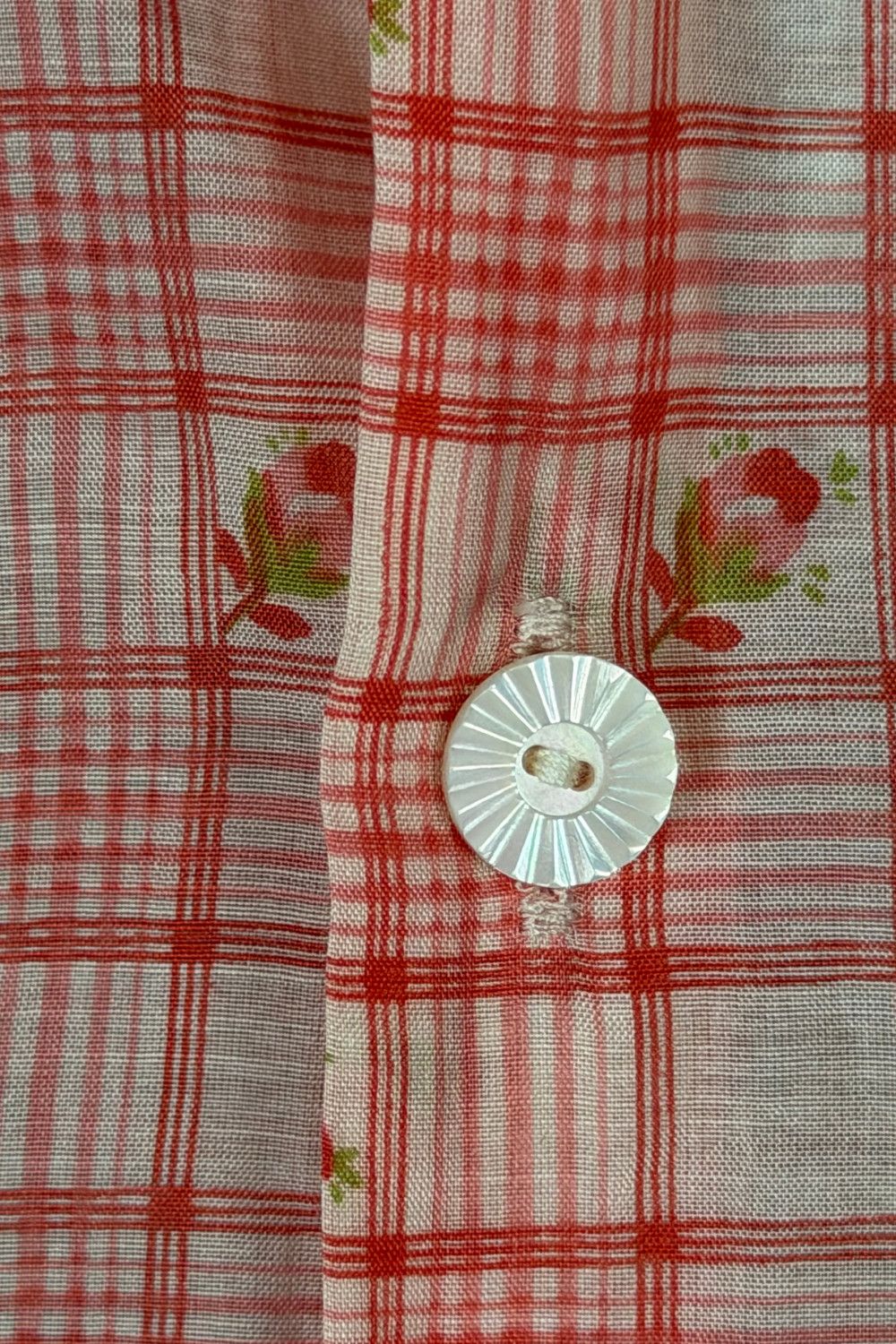 Polo Ralph Lauren RRL Ralph Lauren Prairie Floral Plaid Ruffle Blouse Women’s Size US XS / EU 42 / 0 - 4 Thumbnail