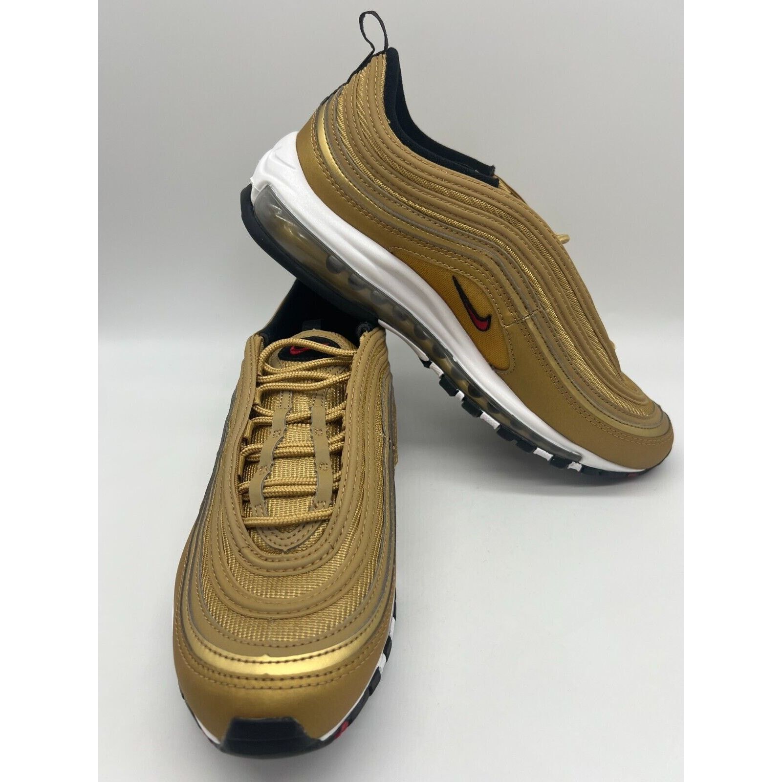 Nike Nike Air Max 97 OG Gold Bullet Red Sneakers Men's Size 9 Size US 9 / EU 42 - 5 Thumbnail