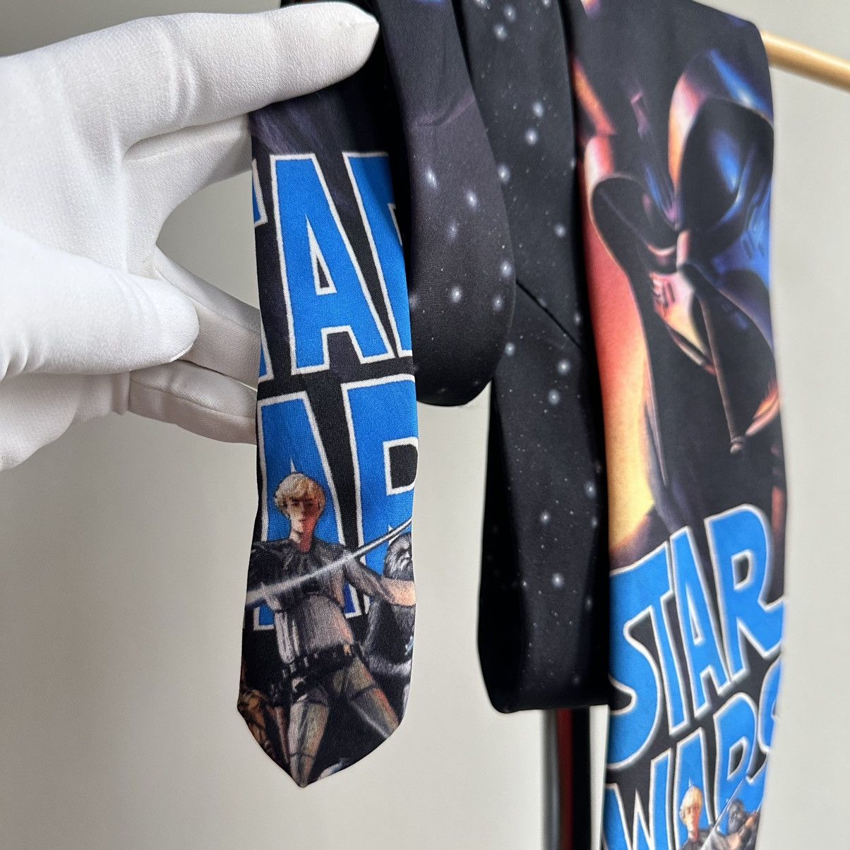 Ralph Marlin × Star Wars × Vintage Vintage 1994 Ralph Marlin Star Wars Graphic Tie Size ONE SIZE - 4 Thumbnail