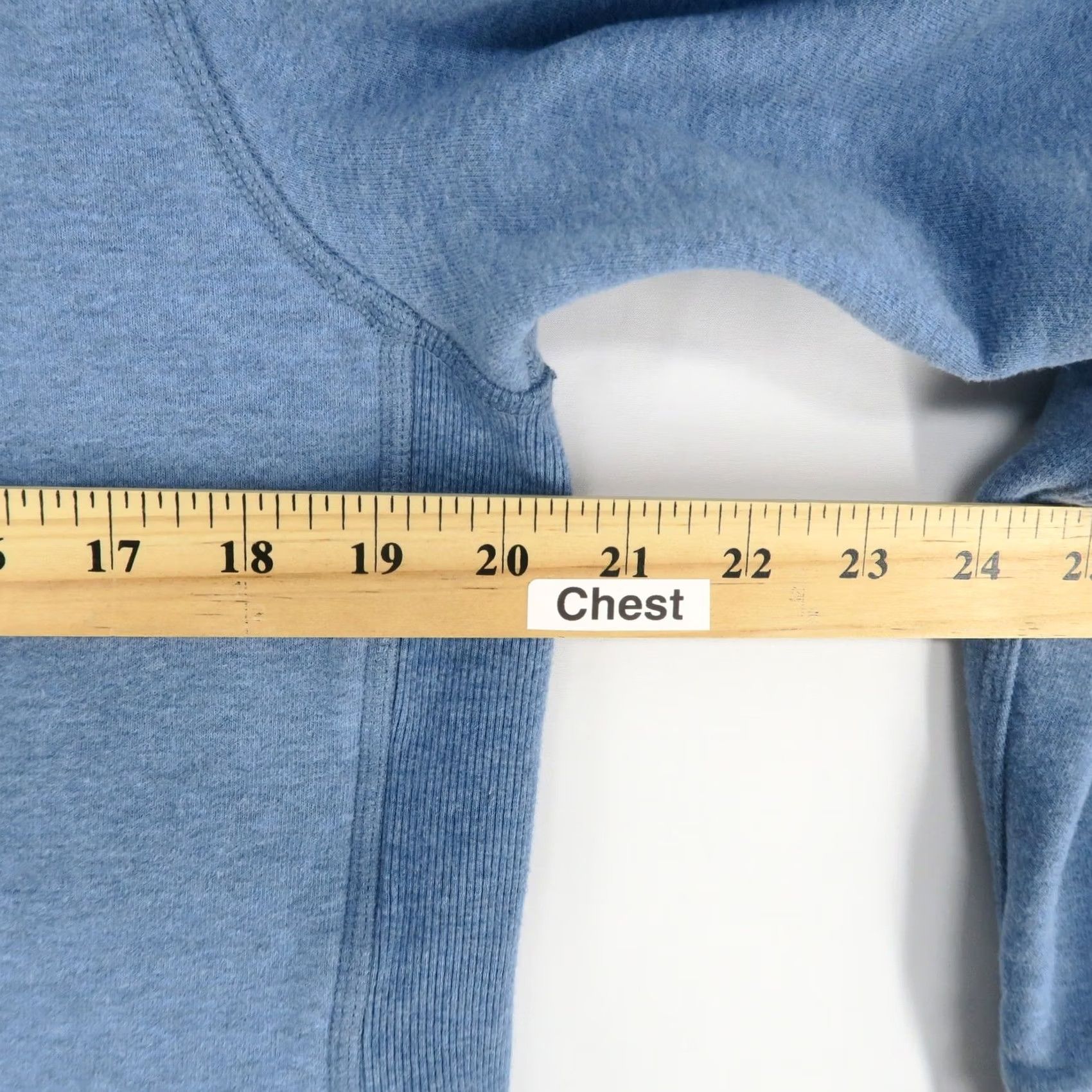 Vintage Mack Weldon Ace Pullover Mens M Blue Heather 1/4 Zip Mock Neck Cotton Sweatshirt Size US M / EU 48-50 / 2 - 4 Thumbnail
