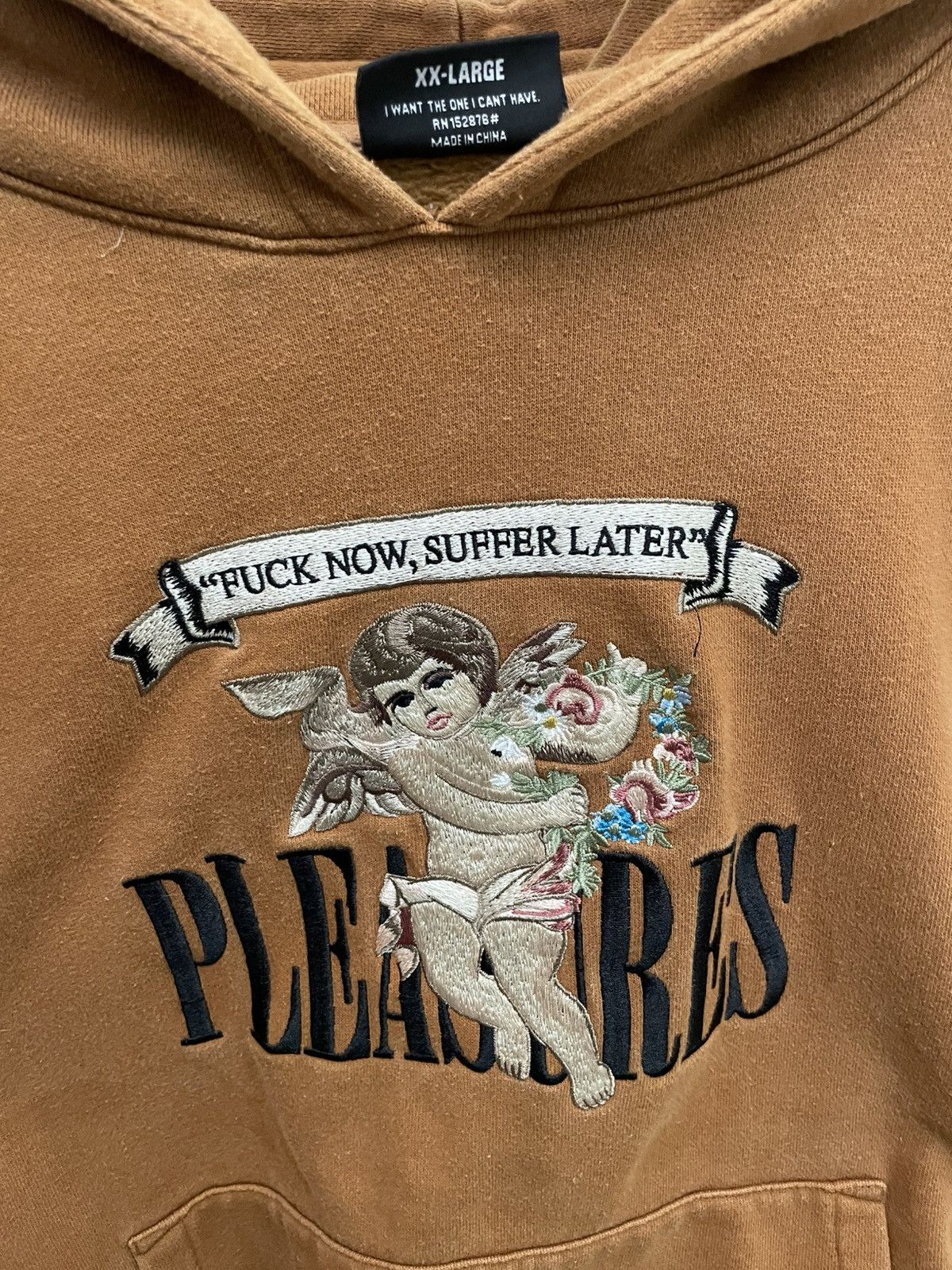 Supreme Pleasures Suffering Graphic Heavyweight Boxy Hoodie SUPREME Size US XL / EU 56 / 4 - 3 Thumbnail