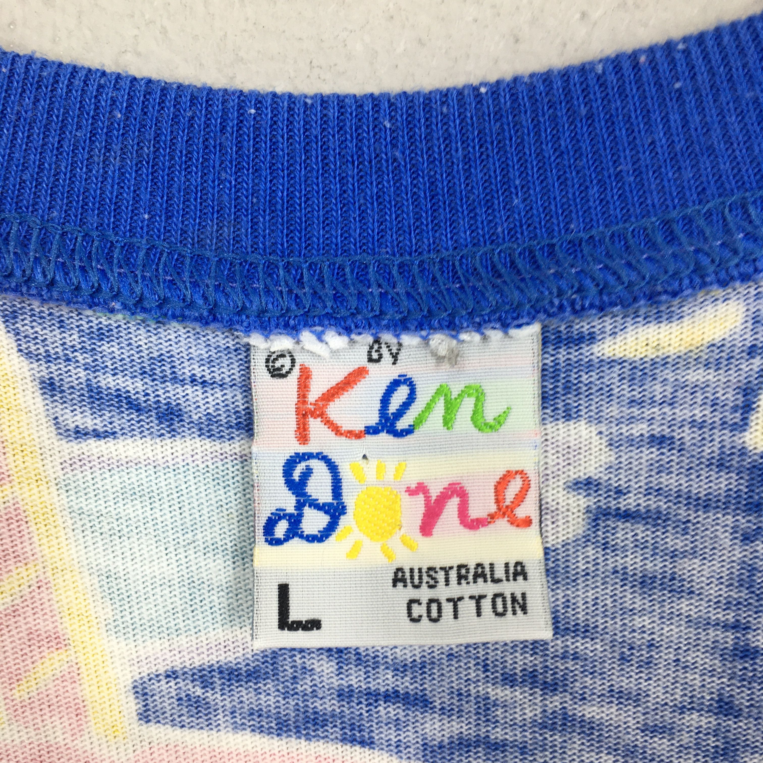 Art Comes First × Vintage Ken Done Australia Coconut Tree All Over Prints Blue Size US L / EU 52-54 / 3 - 3 Thumbnail