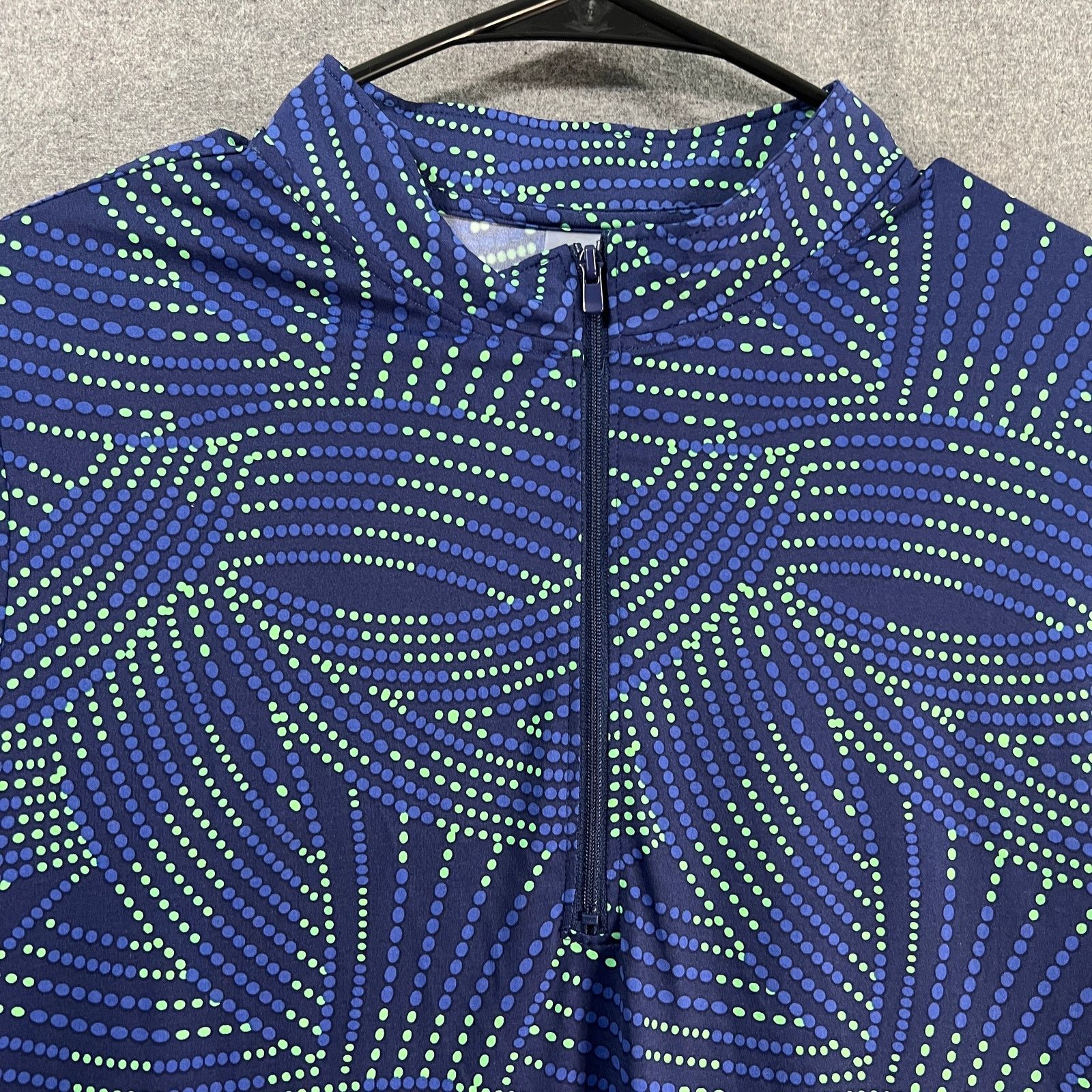 Other zuda UPF 50 Half Zip Cover Up Ruching Detail Navy Size M / US 6-8 / IT 42-44 - 6 Thumbnail