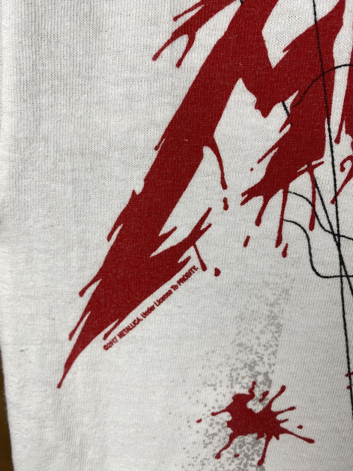 Metallica 💀Vintage T-Shirt Metallica 2017 Landmine Left Me With Life💀 Size US S / EU 44-46 / 1 - 10 Thumbnail