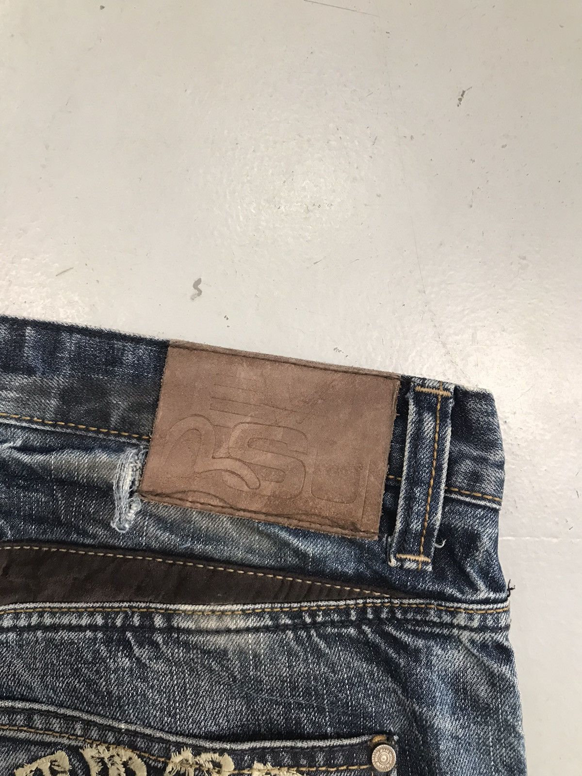 Japanese Brand Vintage Evisu inspired emboridered denim Size US 34 / EU 50 - 4 Thumbnail