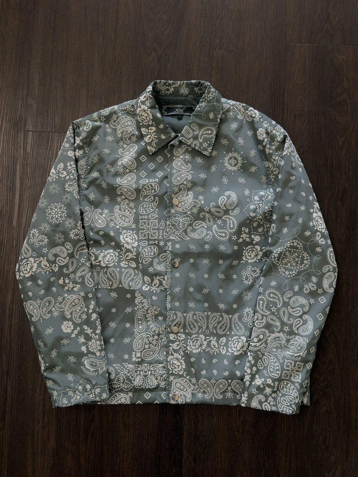 Kith Kith Flocked Deconstructed Paisley Coaches Jacket Size US S / EU 44-46 / 1 - 1 Thumbnail