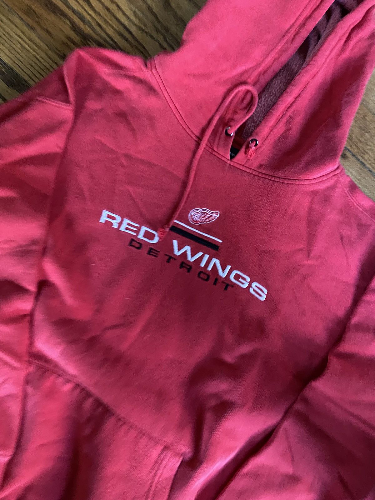 NHL × Vintage Vintage Detroit redwings hoodie Size US XL / EU 56 / 4 - 3 Thumbnail