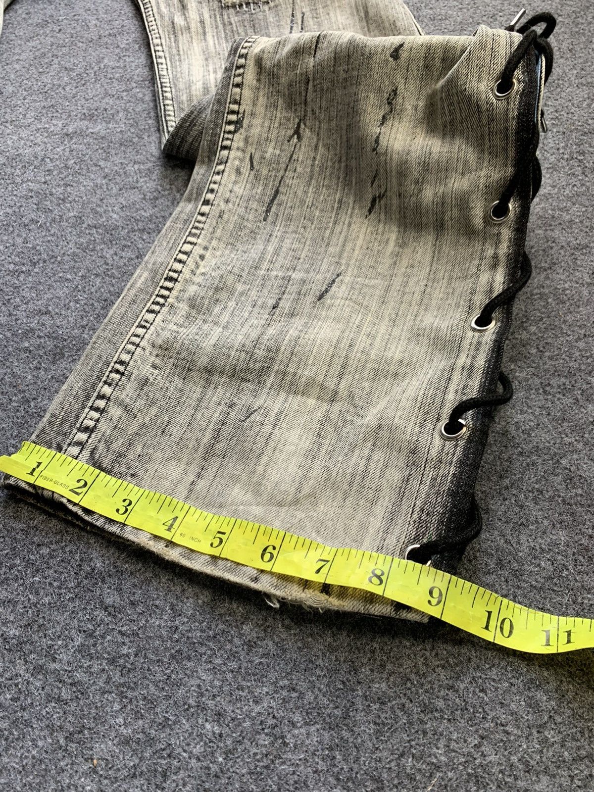 Japanese Brand × Jean Flare laces up japanese brand pant Size US 34 / EU 50 - 12 Thumbnail