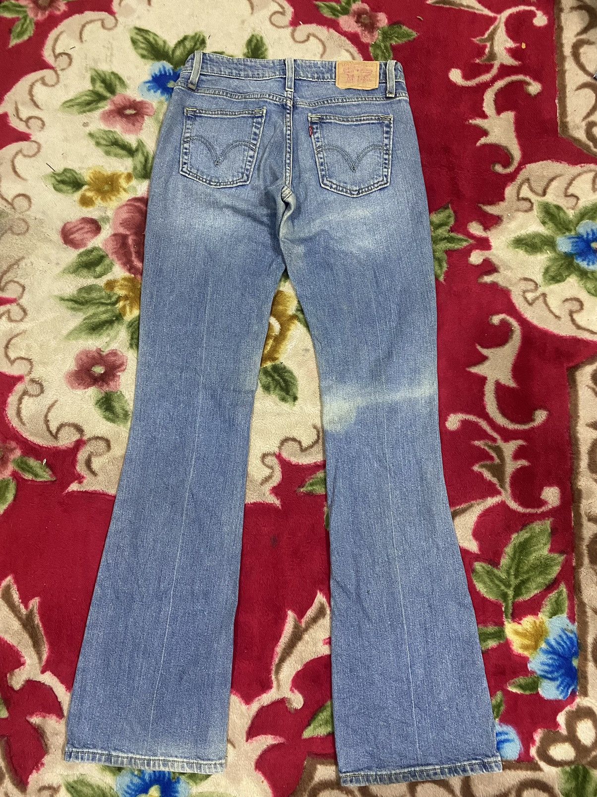 Levi's × Vintage Vintage Levis 518 SuperLow Boot Cut Jeans Size 28" / US 6 / IT 42 - 2 Thumbnail