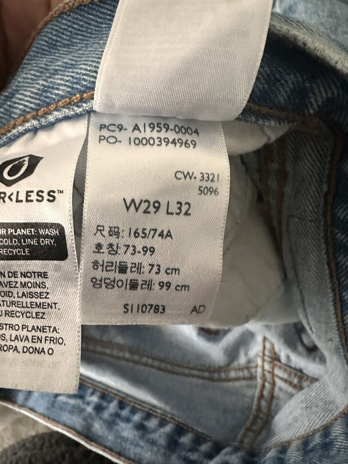 Levi's Levi’s 501 Premium Distressed Straight-Leg Jeans – W29 L32 Size 29" - 7 Thumbnail