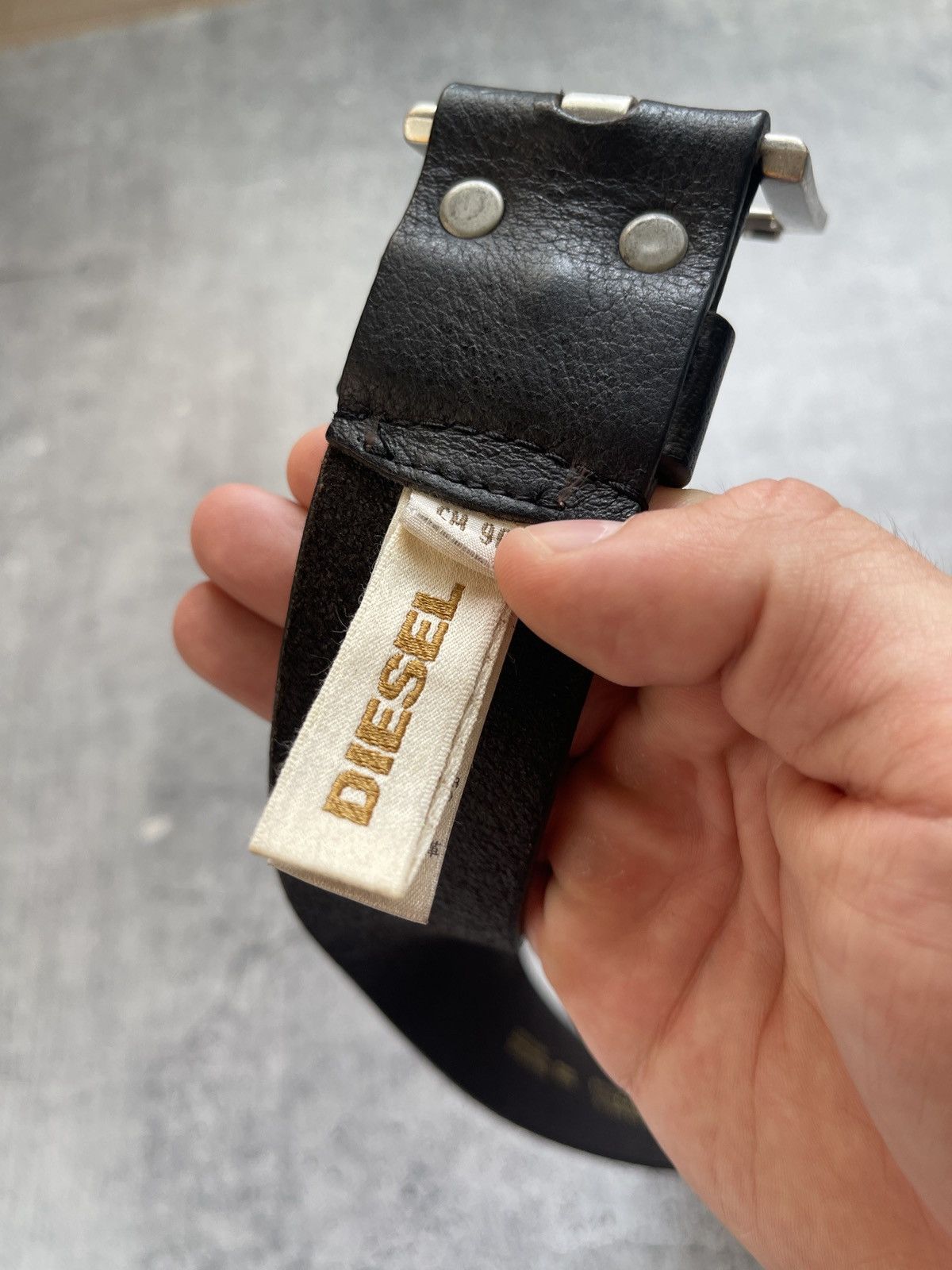 Other Vintage Diesel Leather Y2K Belt Size ONE SIZE - 7 Thumbnail