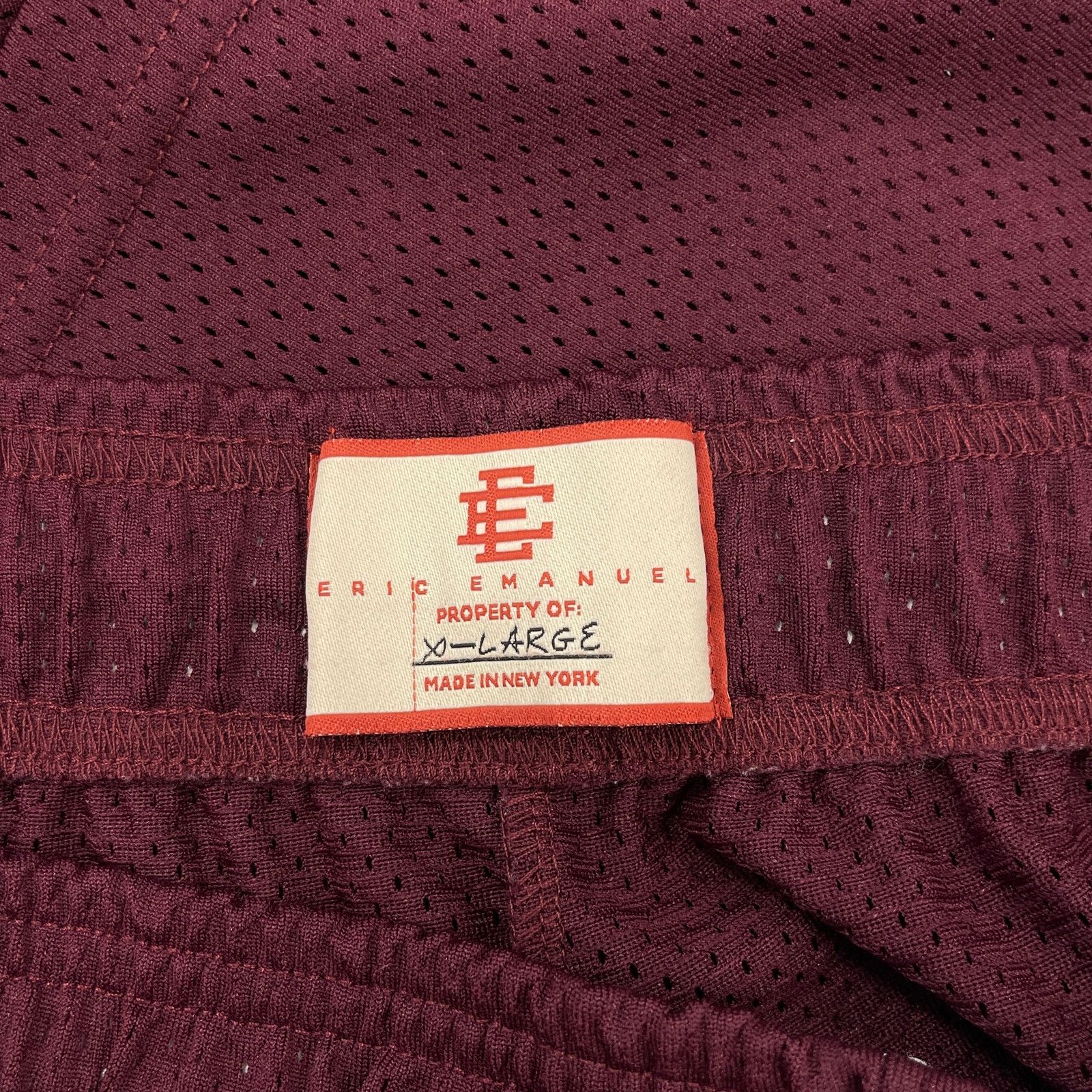 Eric Emanuel FW20 Eric Emanuel EE Basic/Core Short Maroon/Yellow/Royal XL Size US 32 / EU 48 - 4 Thumbnail