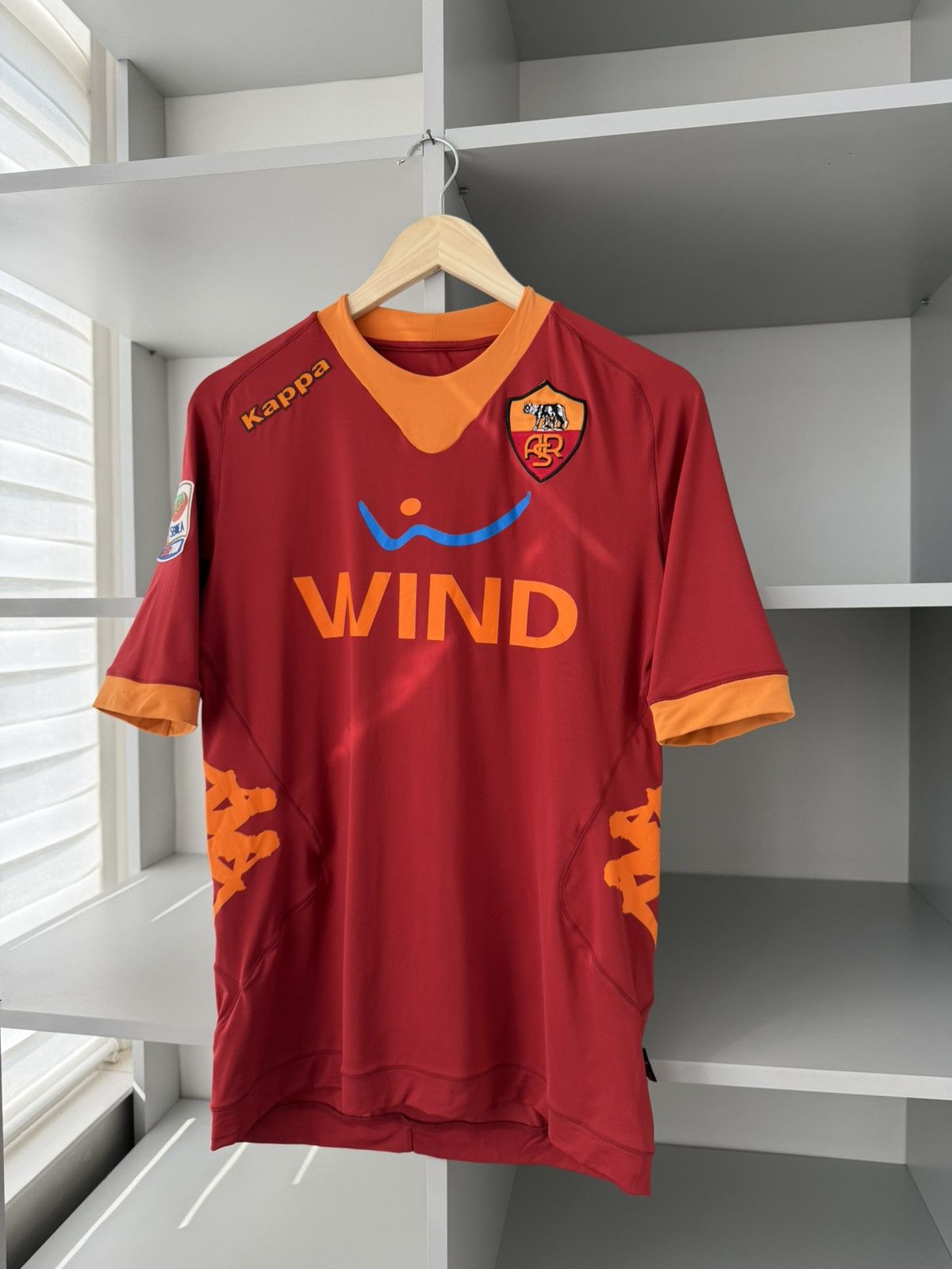 Kappa Kappa AS Roma Italy Tim 2011 2012 Home Jersey Size US M / EU 48-50 / 2 - 2 Thumbnail