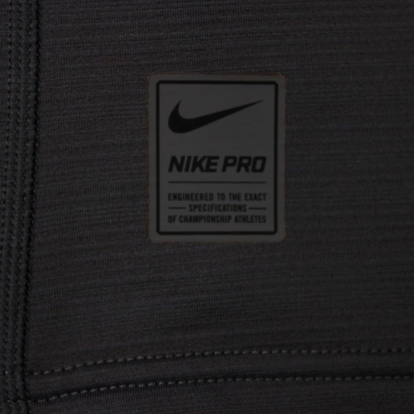Nike Nike Pro Sweatshirt Mens Small Gray Hyperwarm 1/4 Zip Mock Neck L/S Pullover Size US S / EU 44-46 / 1 - 6 Thumbnail