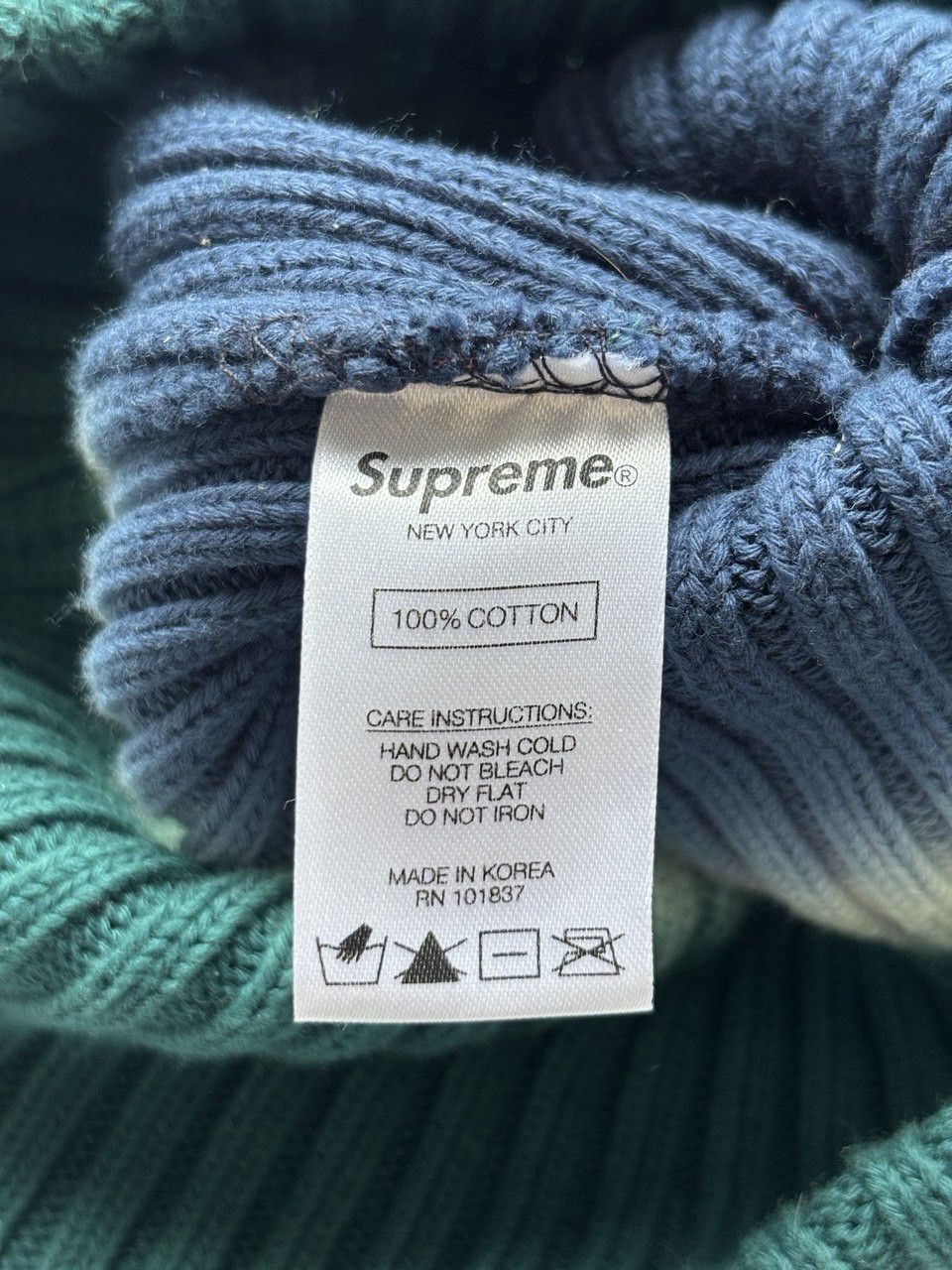 Supreme Supreme overdyed beanie teal tie dye Size ONE SIZE - 7 Thumbnail