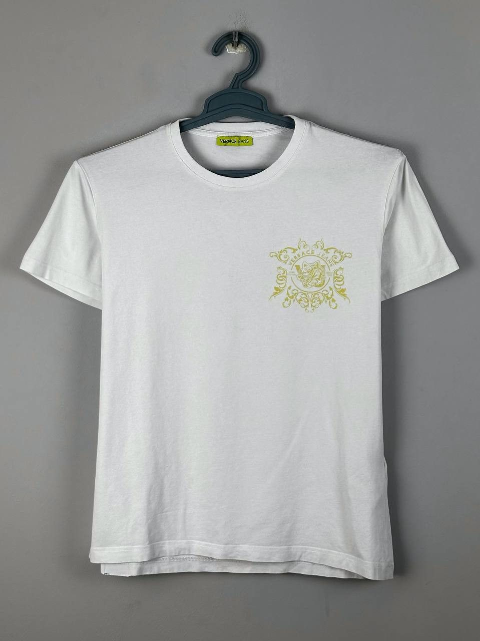 Versace Jeans Couture Versace Jeans Couture Luxury White Logo T Shirt Size US M / EU 48-50 / 2 - 1 Thumbnail