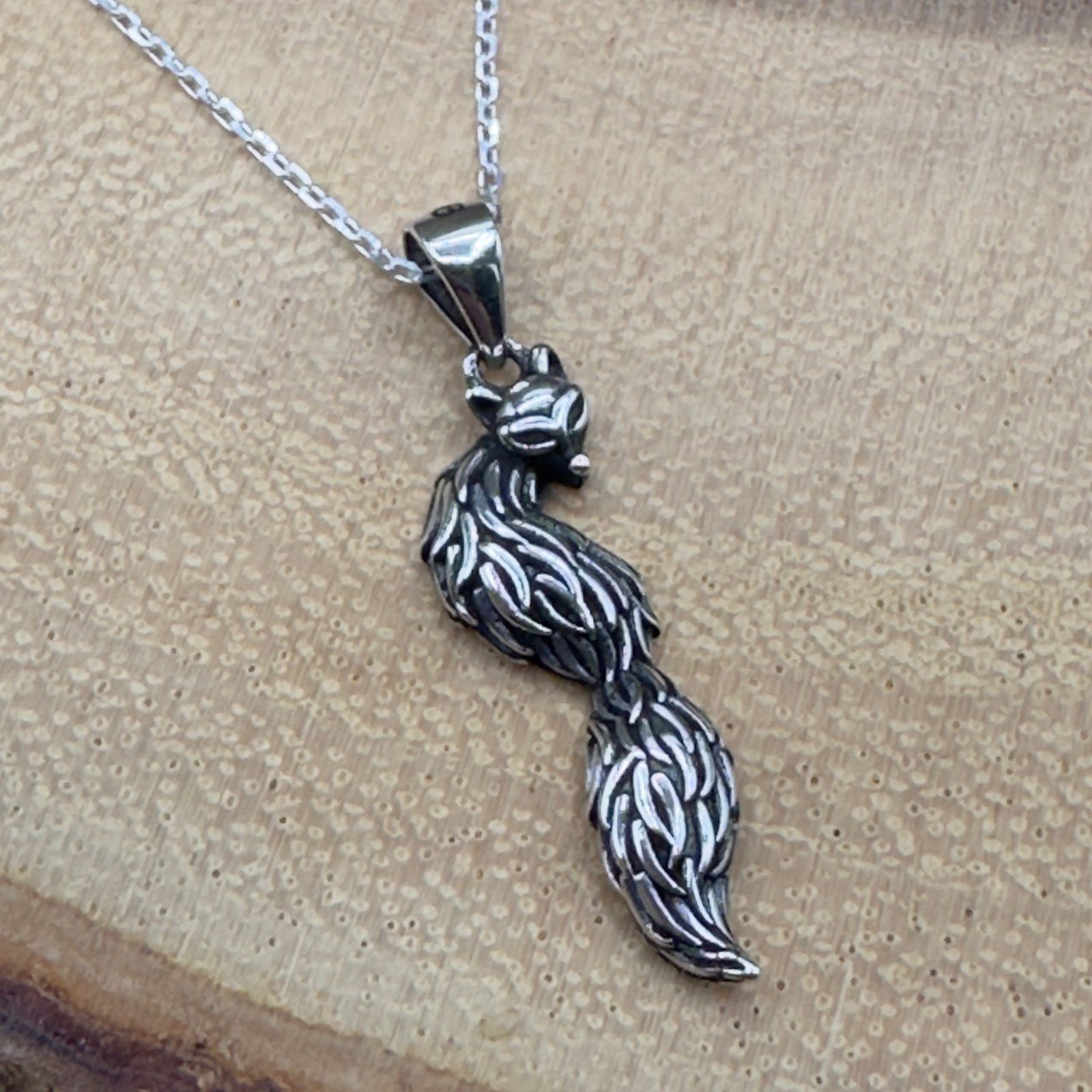 The Unbranded Brand Fox Sterling Silver Necklace Size ONE SIZE - 4 Thumbnail
