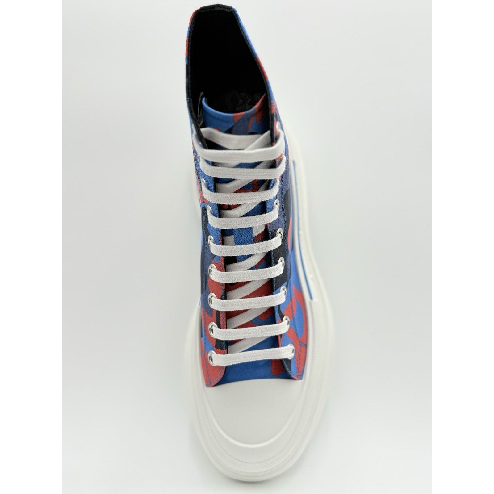 Alexander McQueen Alexander McQueen Tread Slick Boot ' Blue Red Camo ' | NEW! Size US 9 / EU 42 - 10 Thumbnail