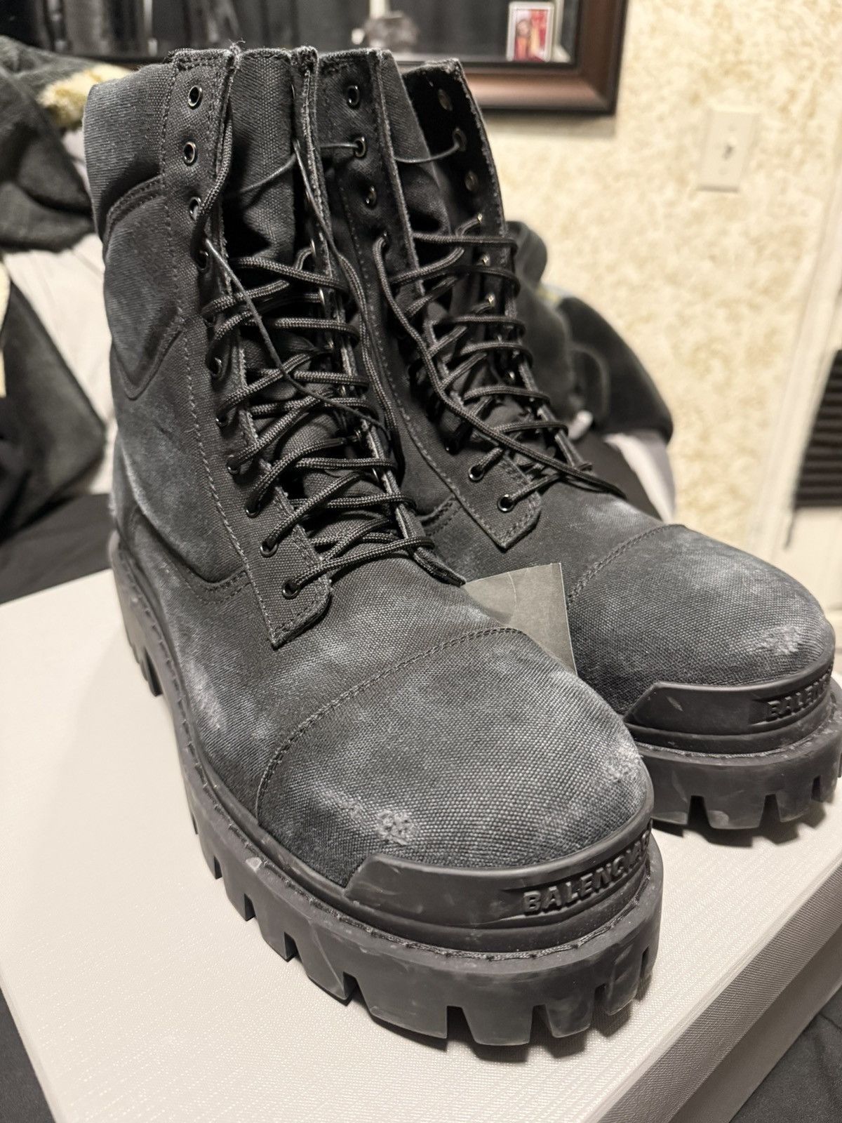 Balenciaga Balenciaga strike boots (deadstock) Size US 12 / EU 45 - 5 Thumbnail