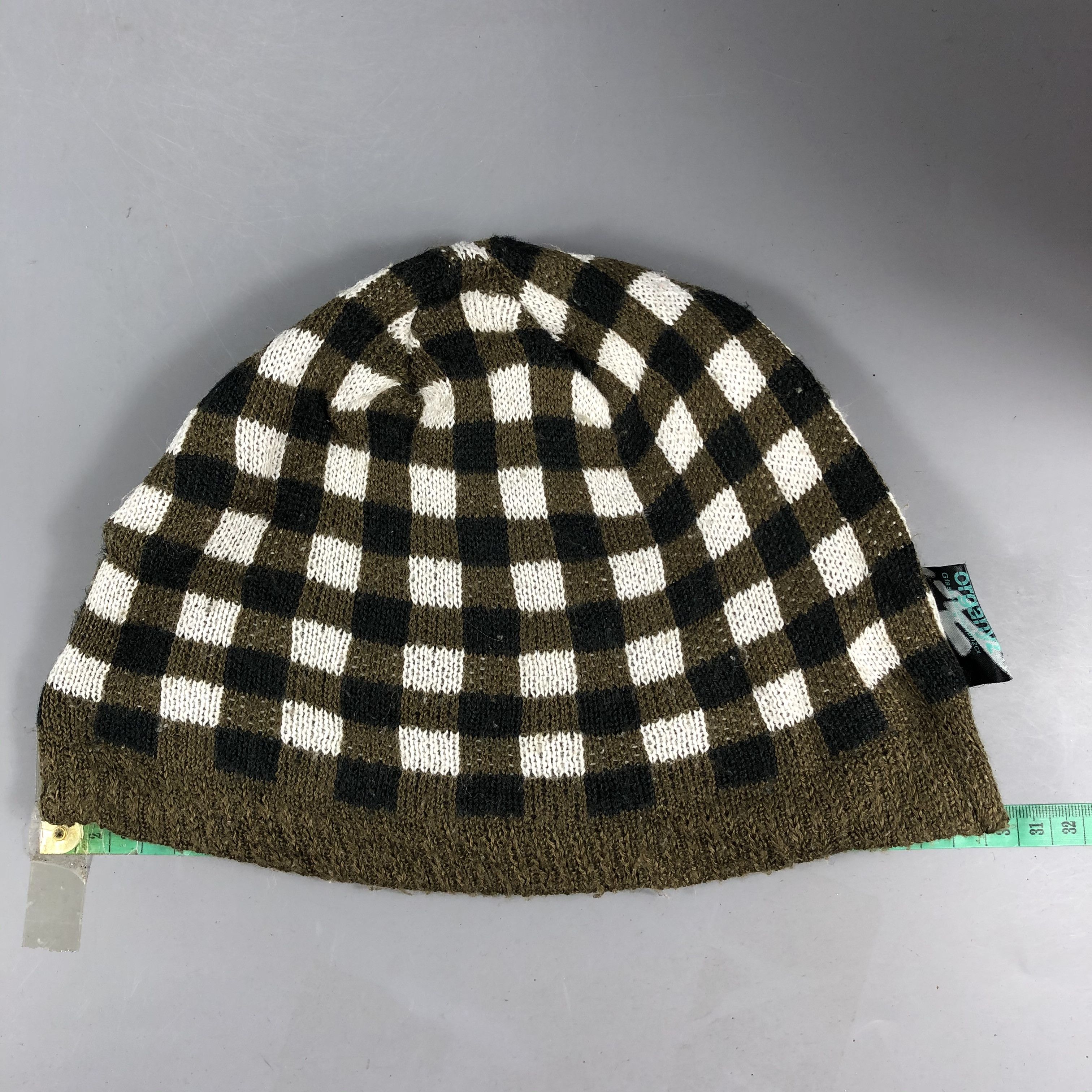 Japanese Brand Japanese Brand Checkered Beanie Size ONE SIZE - 3 Thumbnail
