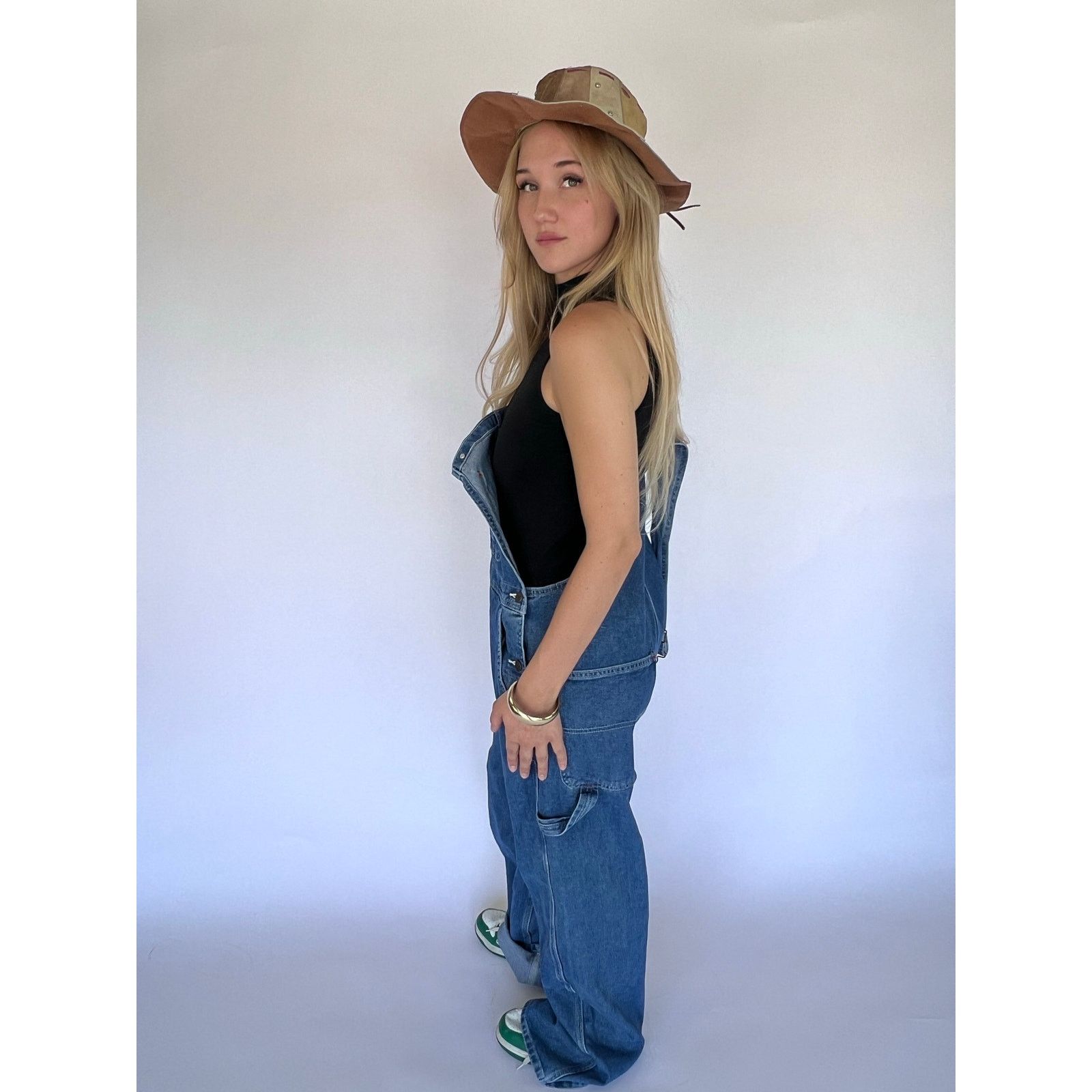 Vintage VTG Dickies Y2K Baggy Denim Overalls Skater Gorpcore Size US 38 / EU 54 - 4 Thumbnail