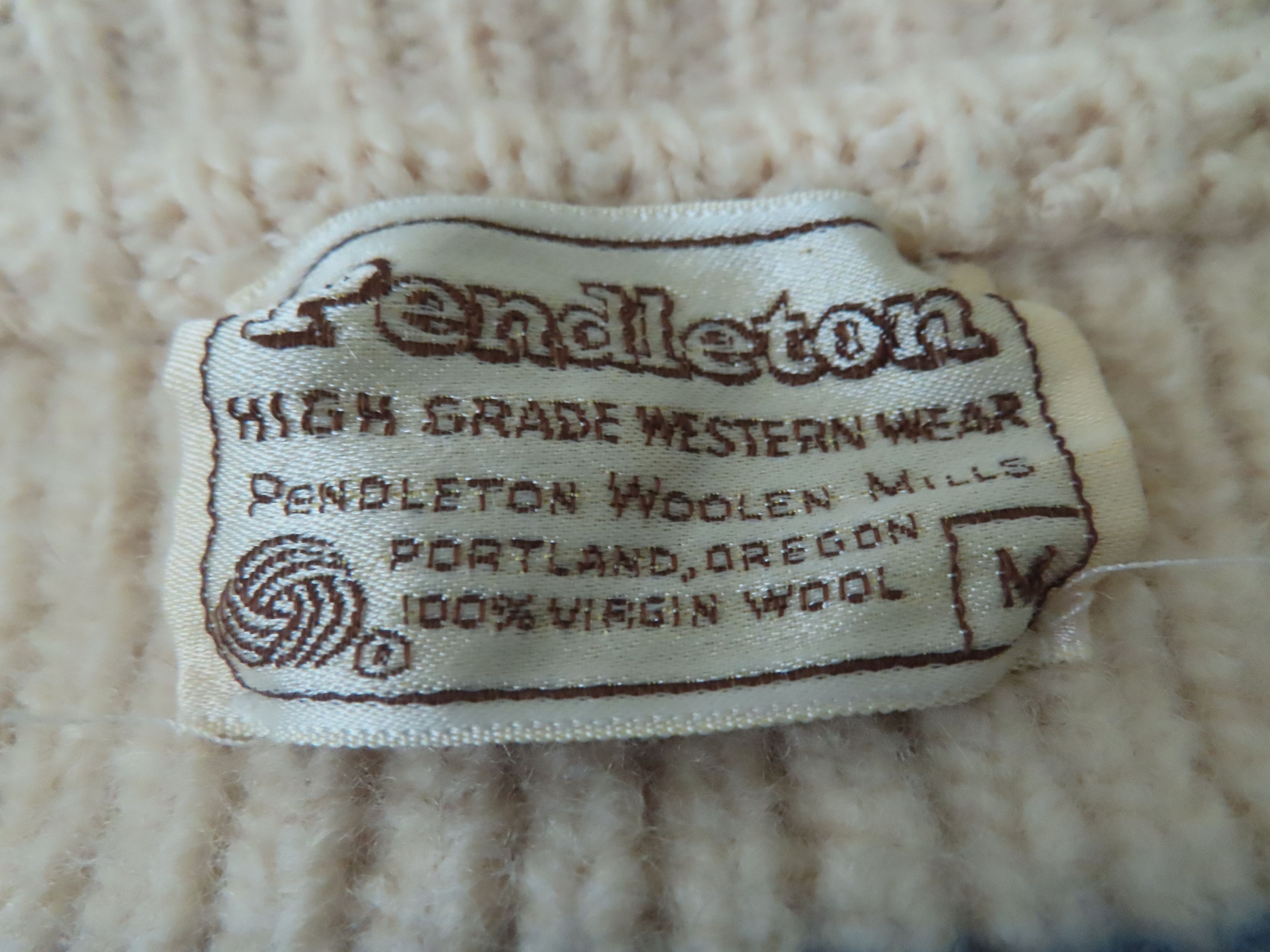 Pendleton × Vintage VTG 70s Mens Pendleton USA Sweater Jacket Lebowski Cowichan Size US M / EU 48-50 / 2 - 7 Thumbnail