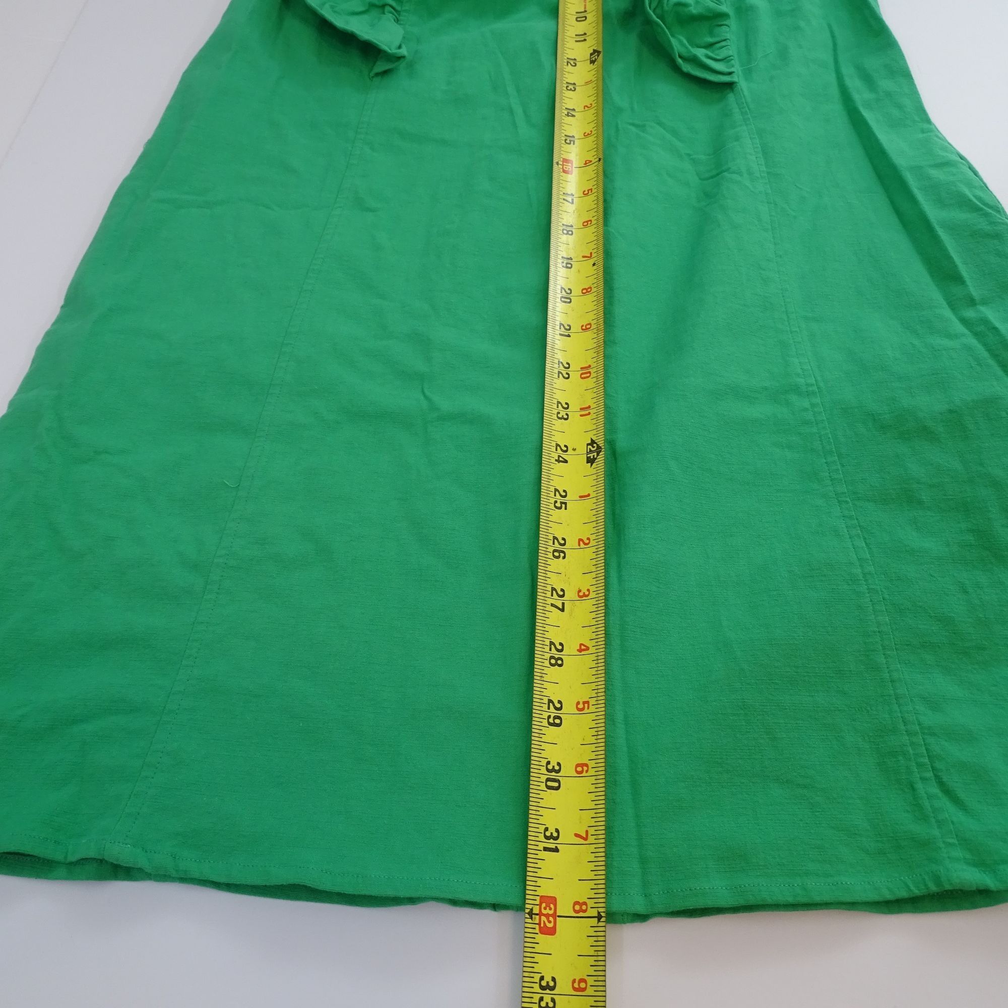 Other Entro Green Ruffle Button Up Shirt Sheath Dress Size M Size M / US 6-8 / IT 42-44 - 11 Thumbnail