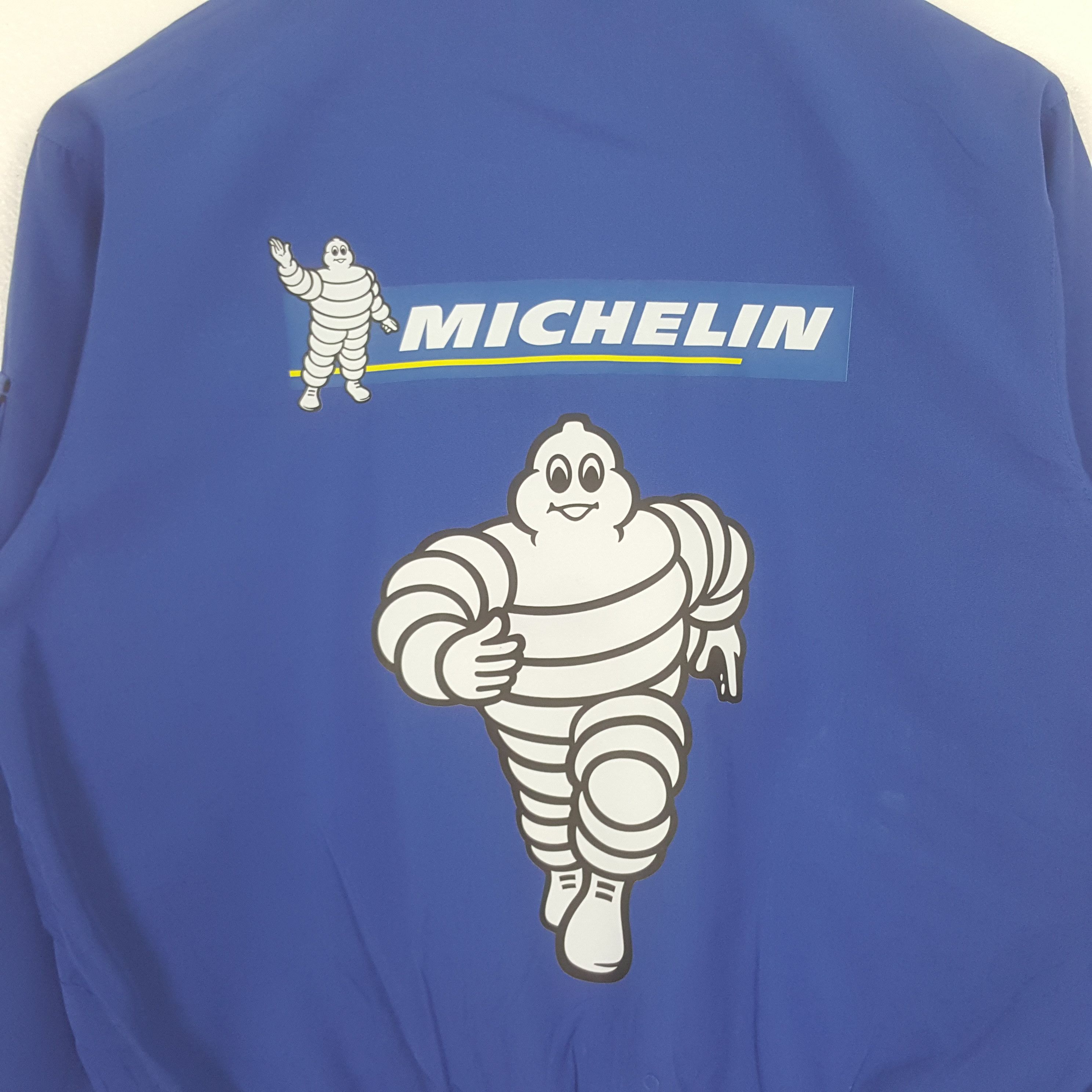 Vintage Vintage Michelin Motorsports Tyre Work Custom Jacket C316N8 Size US M / EU 48-50 / 2 - 2 Thumbnail