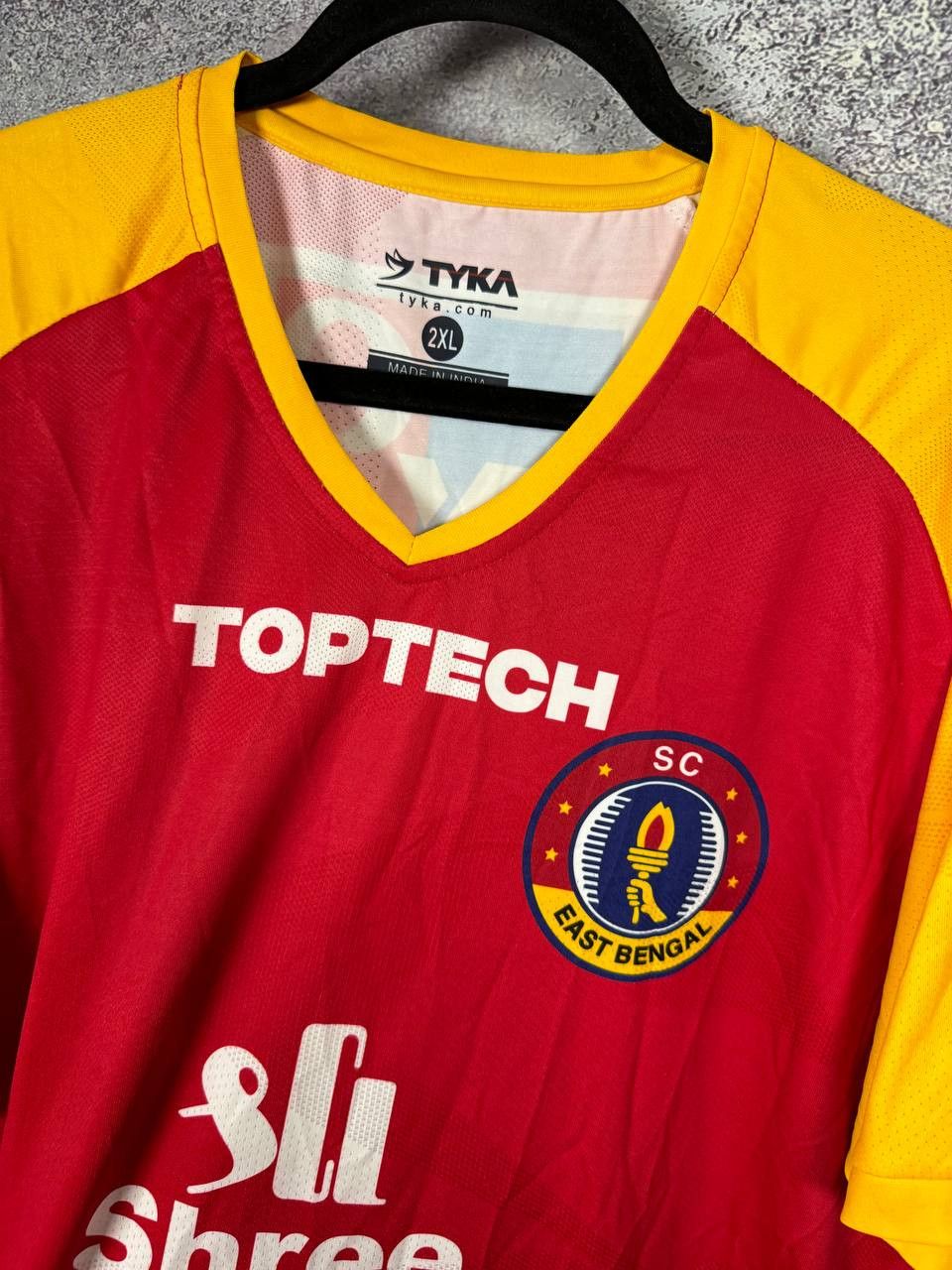 Vintage Matchworn SC East Bengal 2019/20 Toptech Soccer Jersey Size US XXL / EU 58 / 5 - 8 Thumbnail