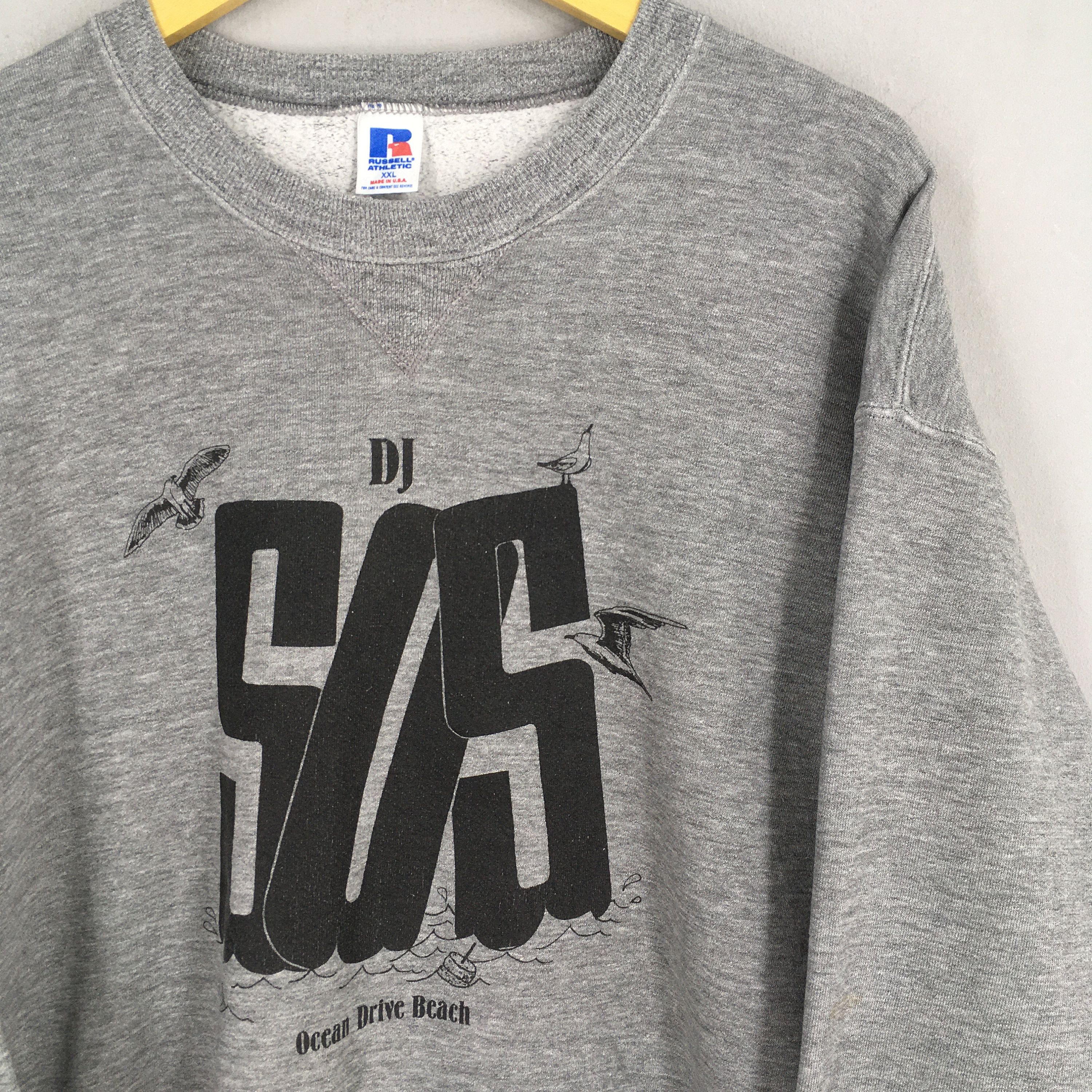 Russell Athletic Vintage Ocean Drive Beach South Carolina Sweatshirt XXLarge Size US XXL / EU 58 / 5 - 2 Thumbnail