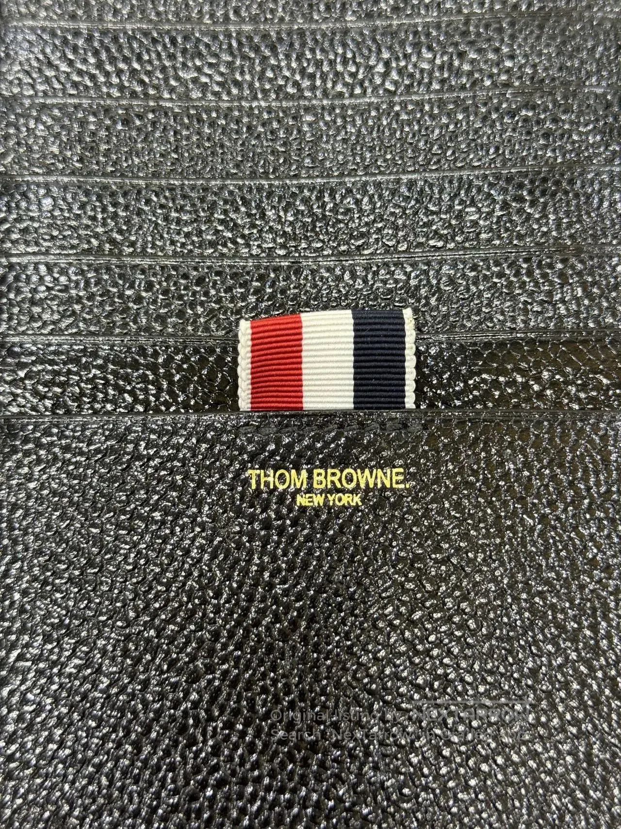 Thom Browne Thom Browne Classic Card Holder Wallet. Size ONE SIZE - 5 Thumbnail
