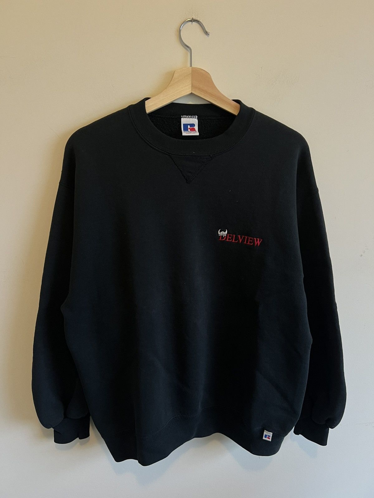 Russell Athletic × Vintage Vintage Russel Sweatshirt Made in USA Fade Size US L / EU 52-54 / 3 - 1 Thumbnail