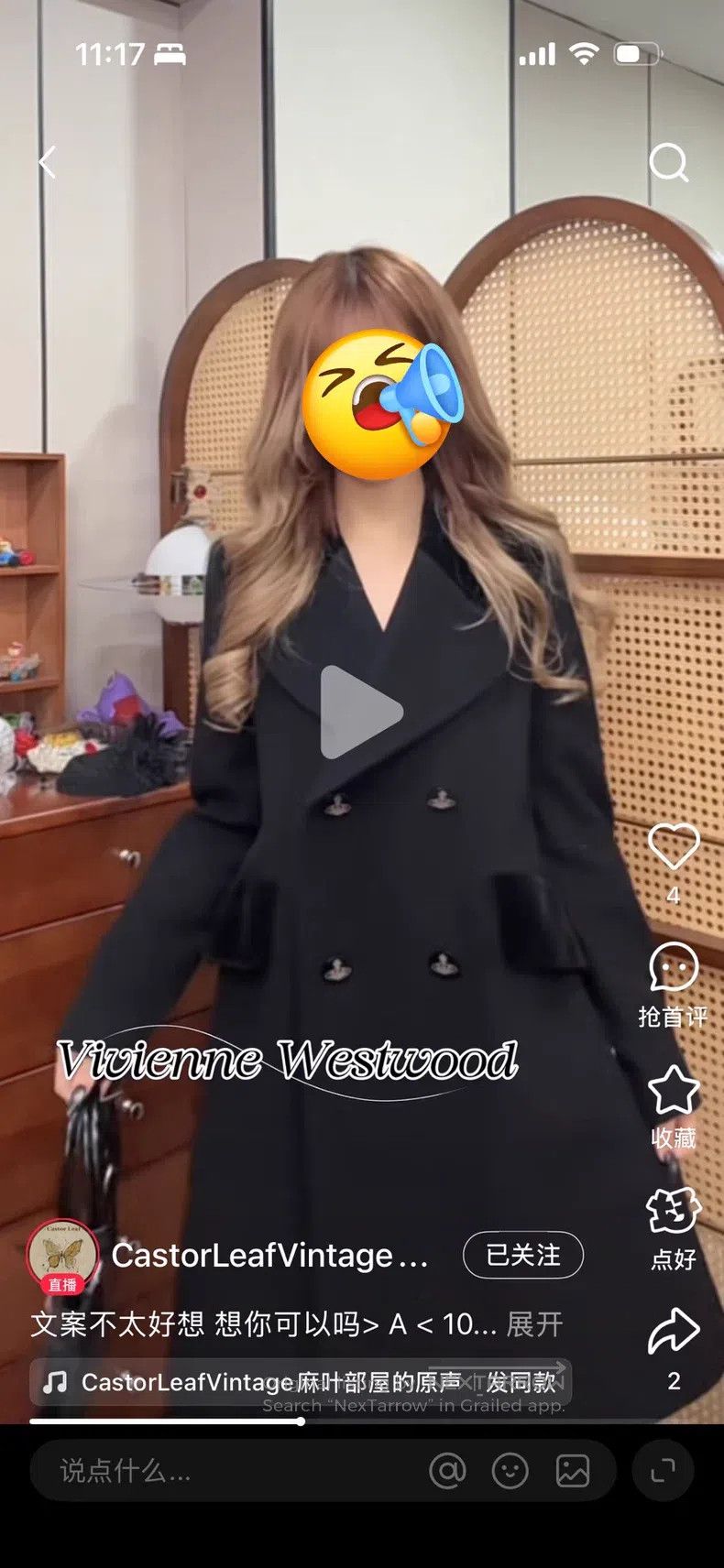 Vivienne Westwood Vivienne Westwood Heart Pattern Wool and Velvet Blazer Size S / US 4 / IT 40 - 5 Thumbnail