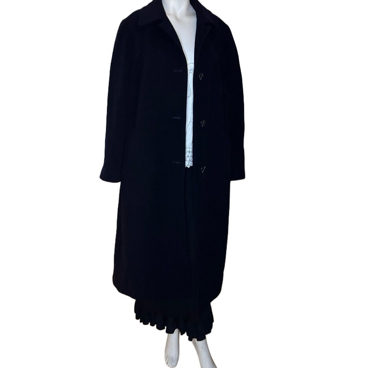 Vintage 100% new wool made in Austria long coat Size S / US 4 / IT 40 - 2 Thumbnail