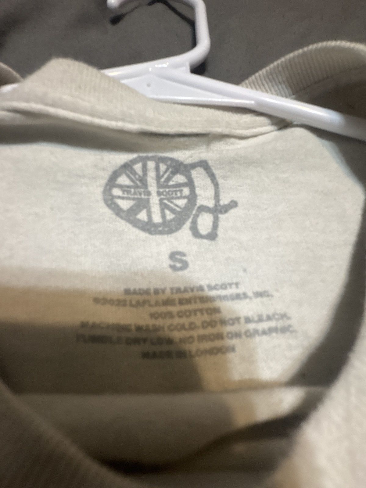 Travis Scott Travis Scott tour London flame tee Size US S / EU 44-46 / 1 - 3 Thumbnail