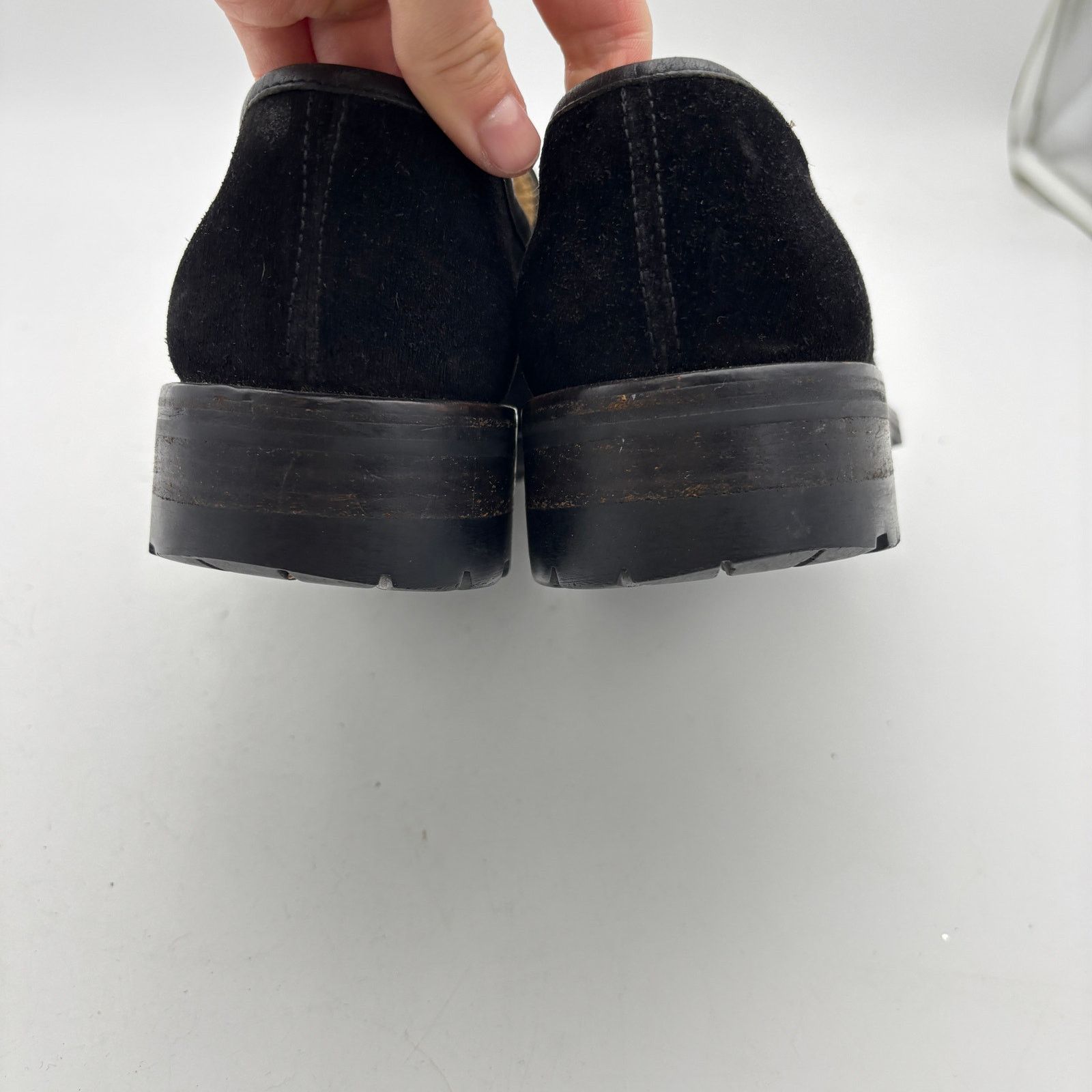 Gucci Vintage Gucci Tom Ford Era Suede Horsebit Loafers Men's 8 D Size US 8 / EU 41 - 11 Thumbnail