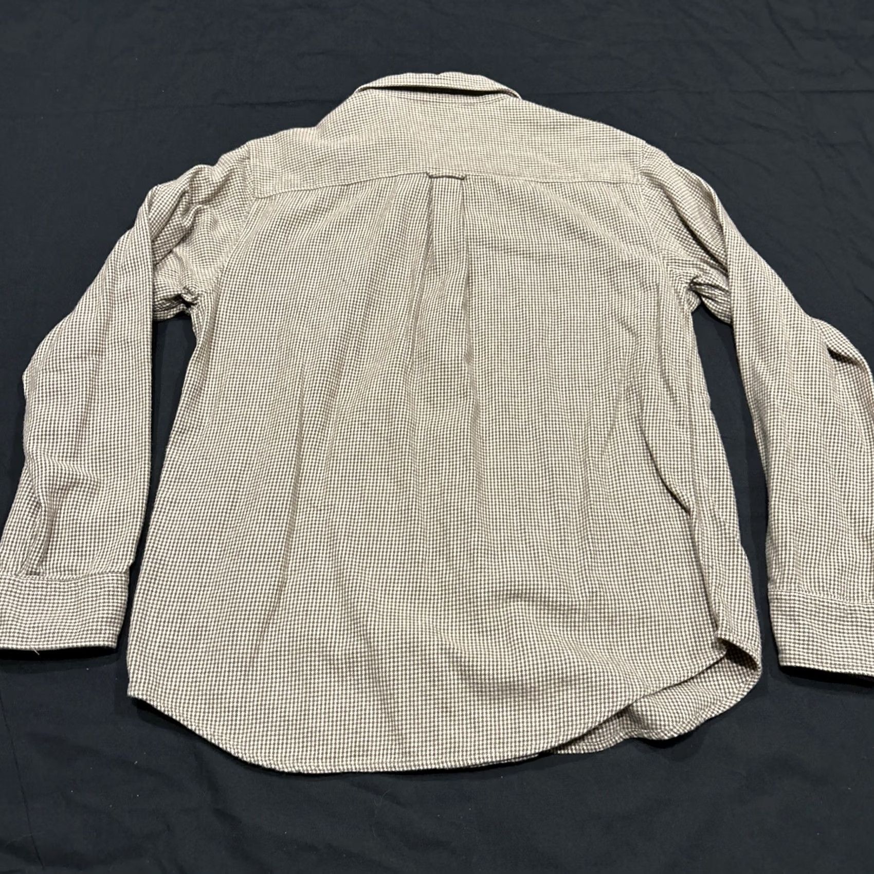 Abercrombie & Fitch VINTAGE Abercrombie & Fitch Shirt Women M Beige Flannel 90s Plaid Button Up A25 Size M / US 6-8 / IT 42-44 - 4 Thumbnail