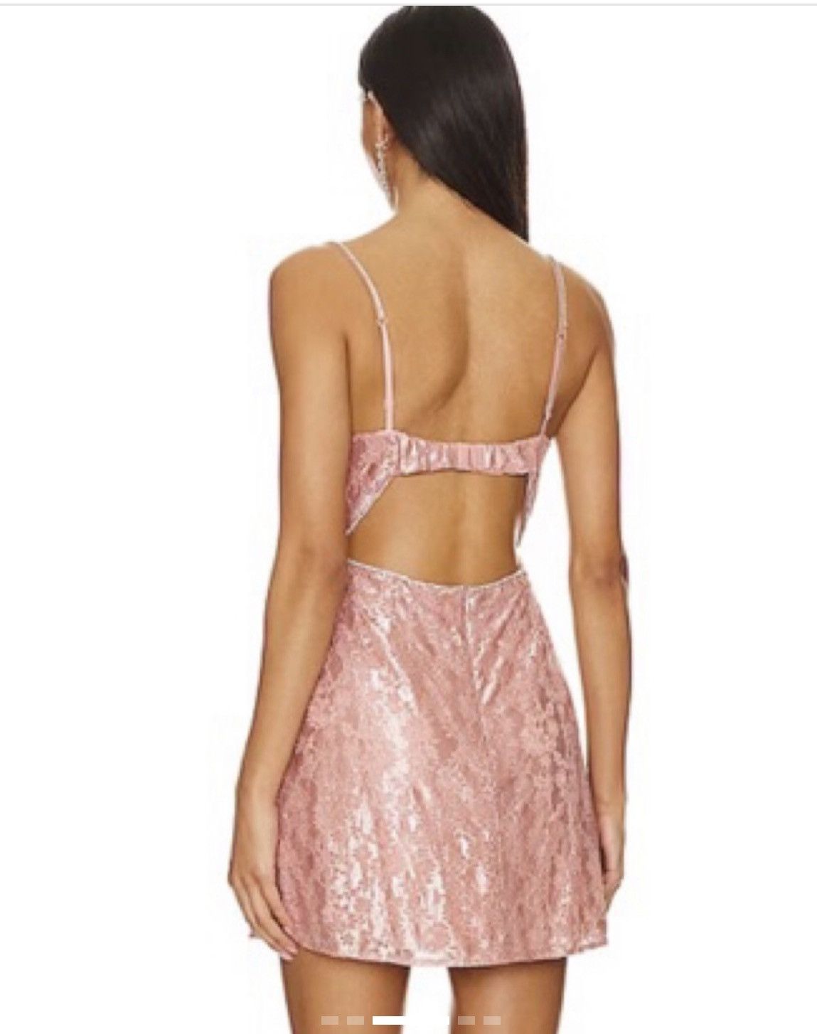 For Love & Lemons For Love & Lemons Shai Mini Dress Size L / US 10 / IT 46 - 7 Thumbnail