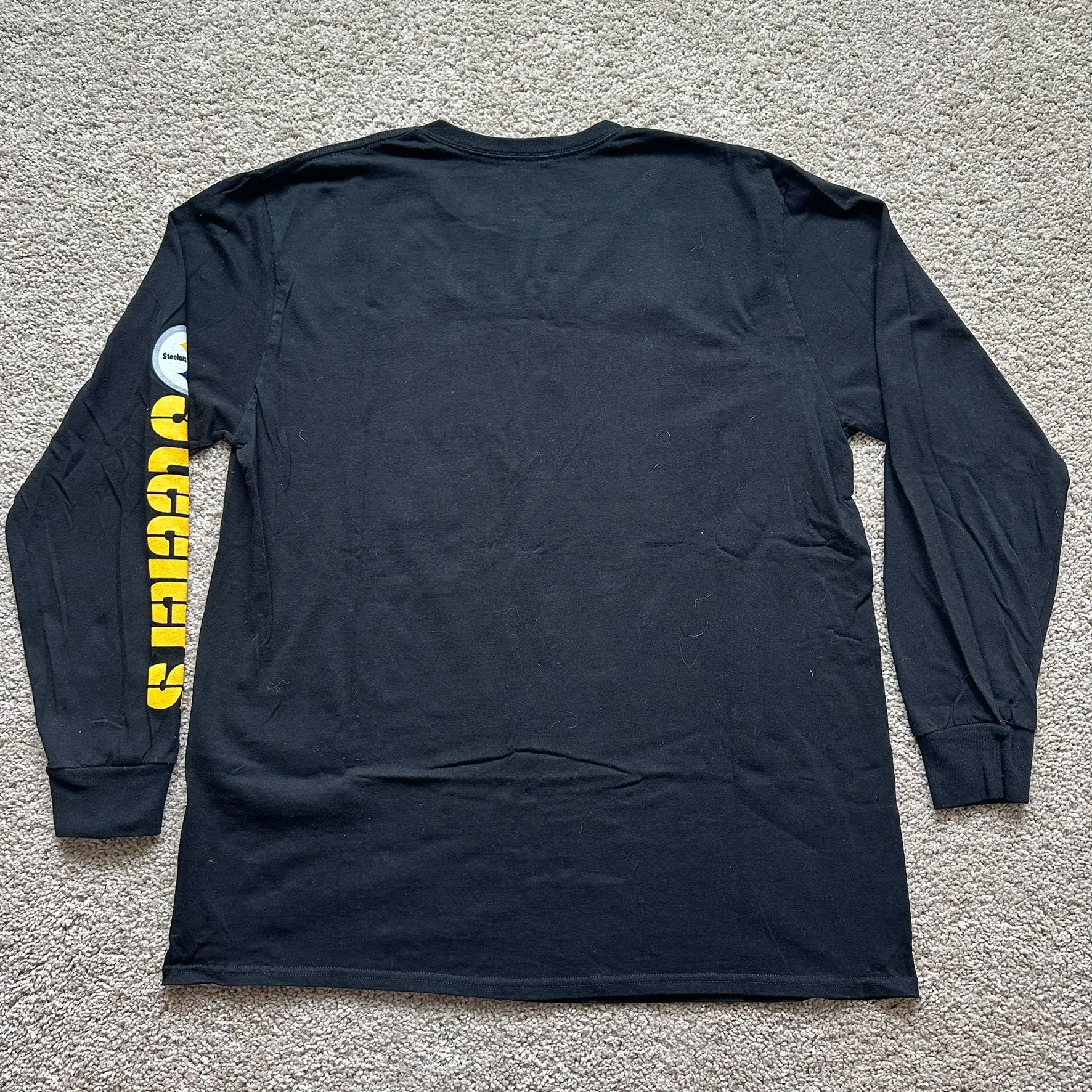 Vintage Vintage Majestic Pittsburgh Steelers T-Shirt Black Long Slee Size US XL / EU 56 / 4 - 5 Thumbnail