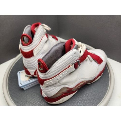 Jordan Brand Air Jordan mens 11.5 Retro 8.0 Retro White Red amazing condi Size US 11.5 / EU 44-45 - 3 Thumbnail