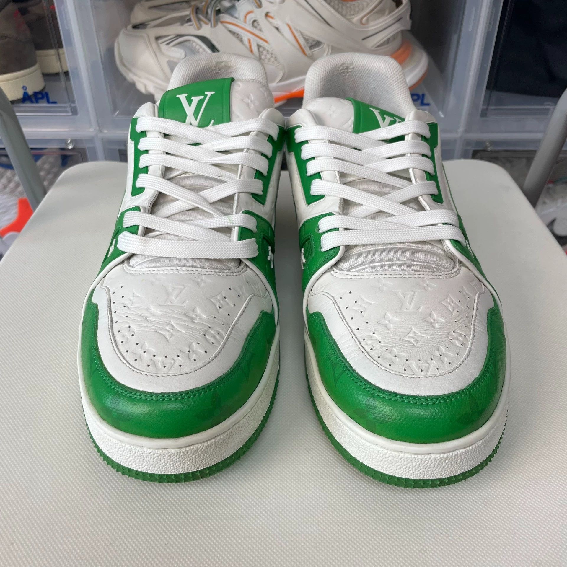 Louis Vuitton LOUS VUTTON Trainer 41.5 Pre-owned Clear Tread O.B. Size US 8.5 / EU 41-42 - 2 Thumbnail