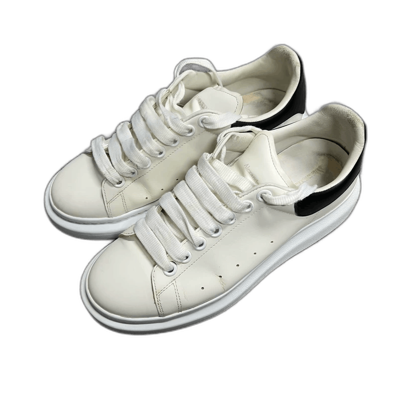 Alexander McQueen Smooth Leather Low-Top Sneakers