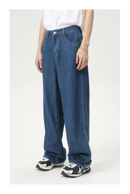 Other Loose straight elastic waist casual jeans Size US 32 / EU 48 - 3 Thumbnail