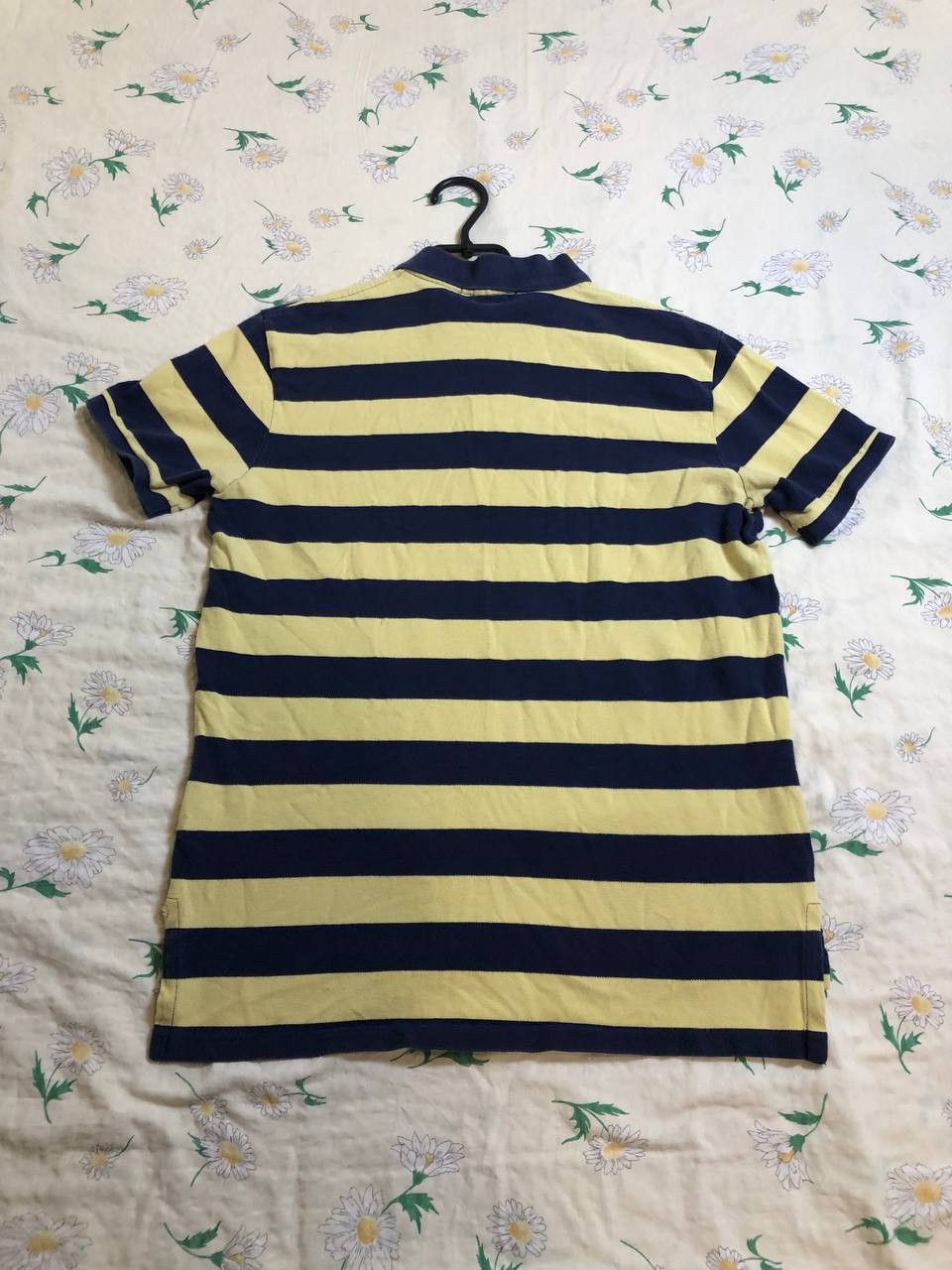 Polo Ralph Lauren Polo Ralph Lauren Blue and Yellow Striped Short Sleeve Size US L / EU 52-54 / 3 - 14 Thumbnail