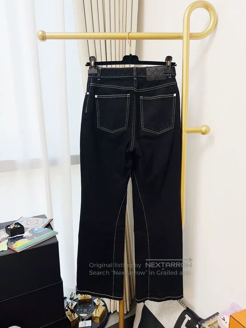 Chanel Chanel 23B black micro-comic jeans trousers Size 24" / US 00 / IT 34 - 3 Thumbnail