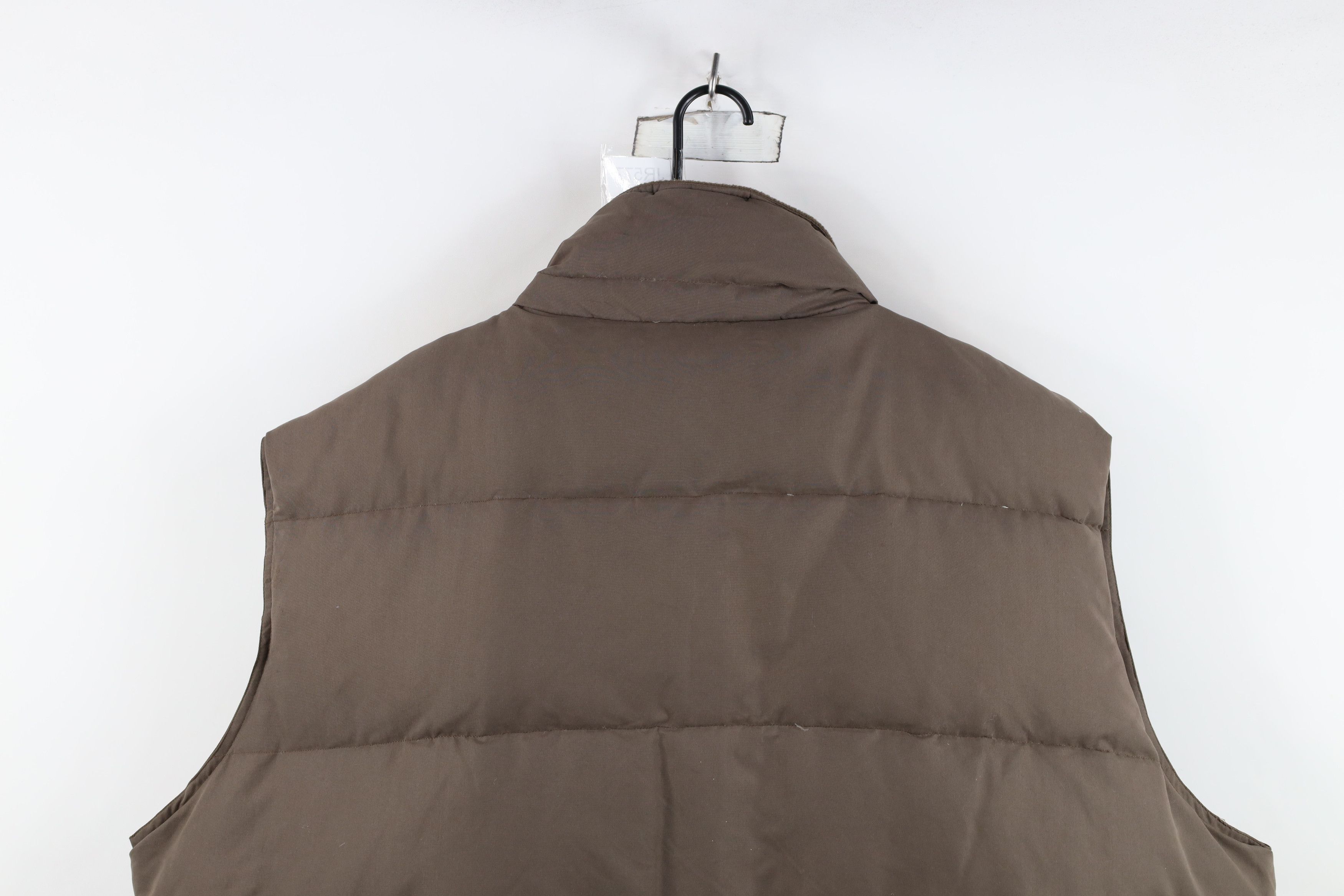 Vintage Vintage 90s Y2K Streetwear Full Zip Puffer Vest Jacket Brown Size US XXL / EU 58 / 5 - 14 Thumbnail