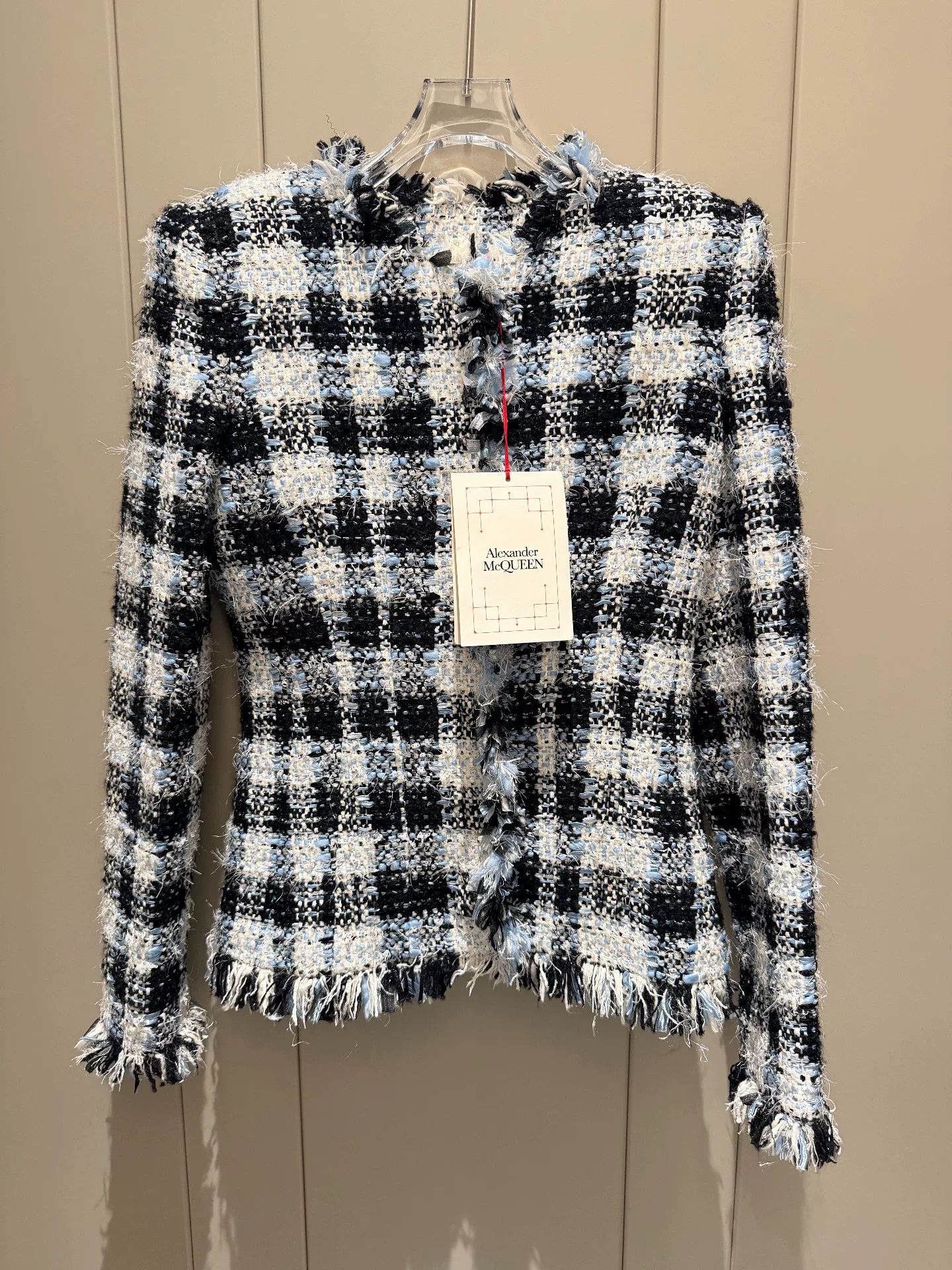 Alexander McQueen Alexander McQueen Women's Plaid Coat Size M / US 6-8 / IT 42-44 - 1 Thumbnail